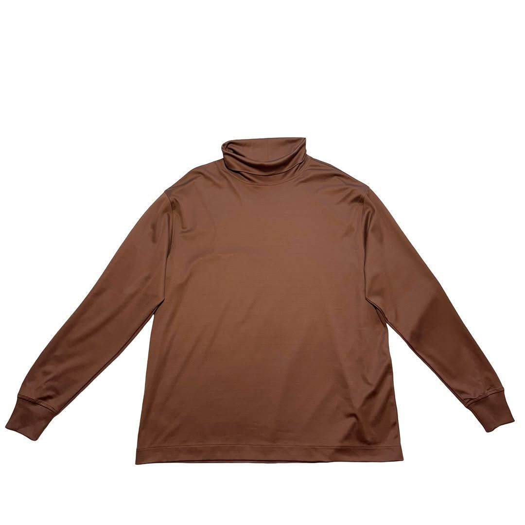 Lemaire FW23 Cotton Turtleneck in Brown Size US M / EU 48-50 / 2 - 1 Thumbnail