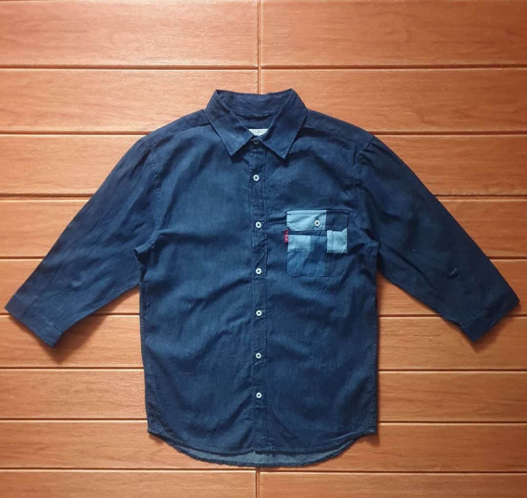 Japanese Brand 💥Glove House patchwork pocket shirt Size US M / EU 48-50 / 2 - 1 Thumbnail