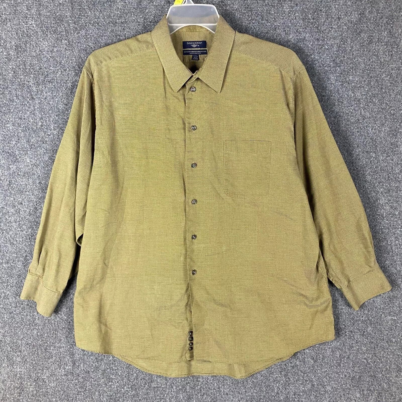 Dockers Dockers Button Up Shirt Men's XL Cotton 32/33 Long Sleeve Size US XL / EU 56 / 4 - 1 Thumbnail