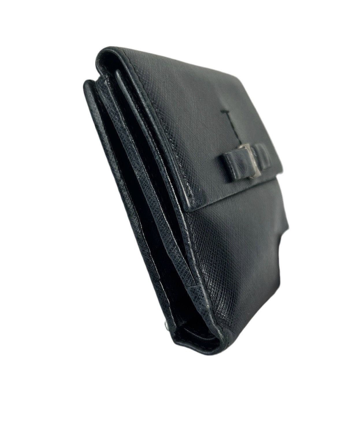 Salvatore Ferragamo Ferragamo Black Leather Bifold Wallet Size ONE SIZE - 7 Thumbnail