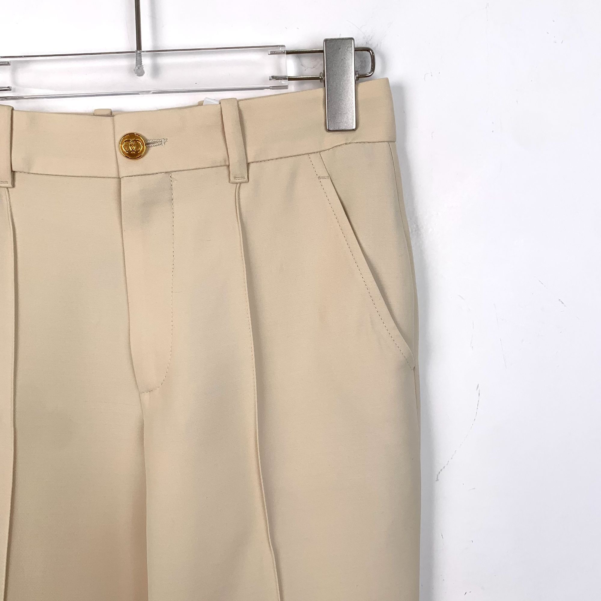 Gucci Gucci Beige Mulberry Silk Casual Suit Trousers (Size 36 XS) Size 38" / US 16 / IT 52 - 6 Thumbnail