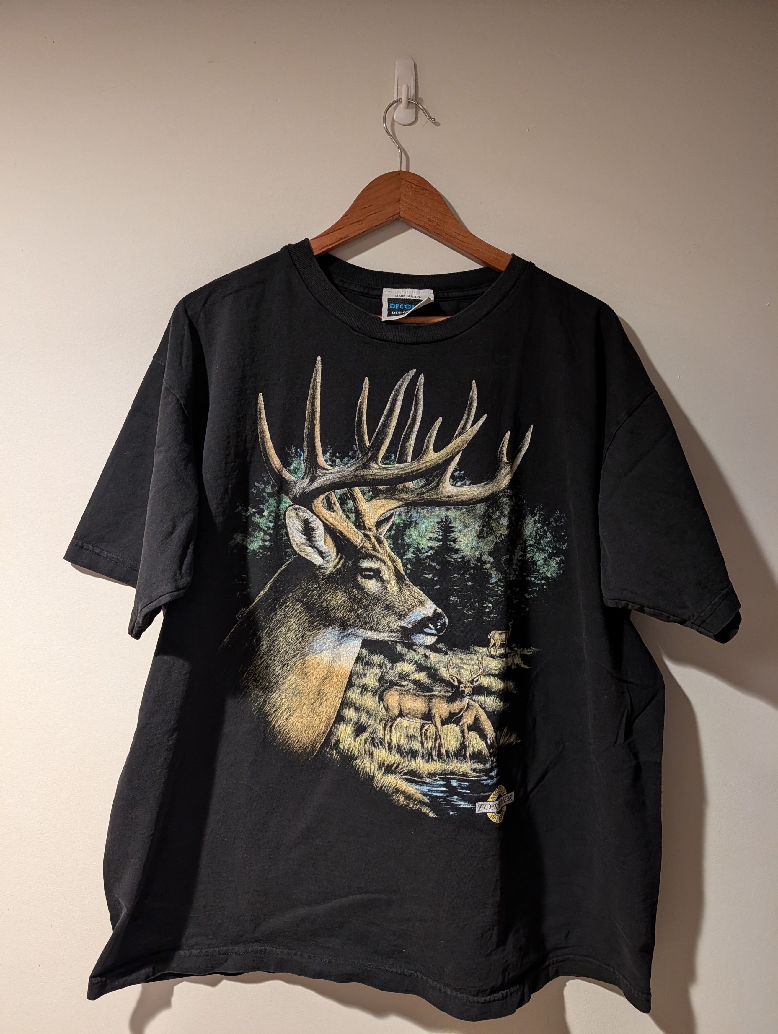 Arts & Science Vintage Deer Nature Tshirt Men's Size 2XL American Wildlife Size US XXL / EU 58 / 5 - 1 Thumbnail