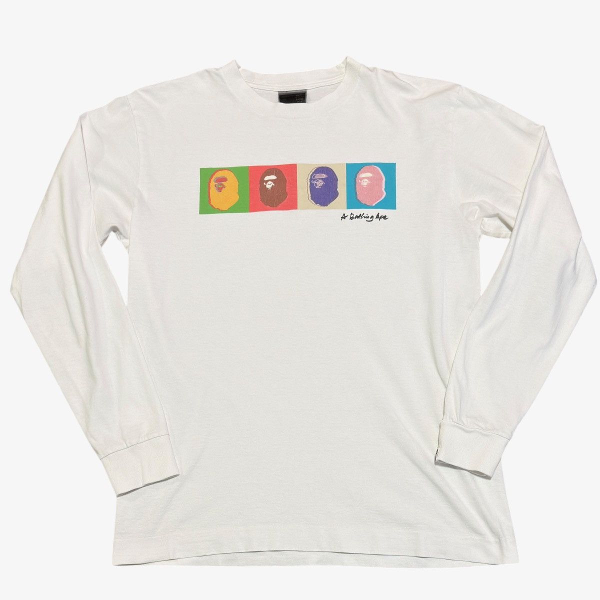Bape 2000s Bape Pop Art Long Sleeve Tee Nigo Era Vintage Size US L / EU 52-54 / 3 - 1 Thumbnail