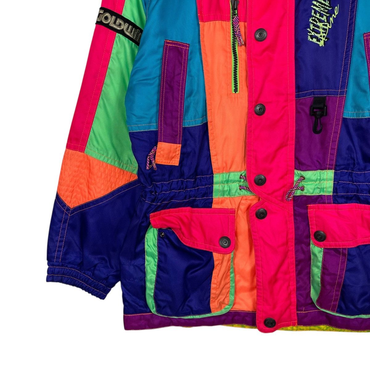 Goldwin Nice Design Goldwin Multicolor Skiwear Jacket Size US L / EU 52-54 / 3 - 3 Thumbnail