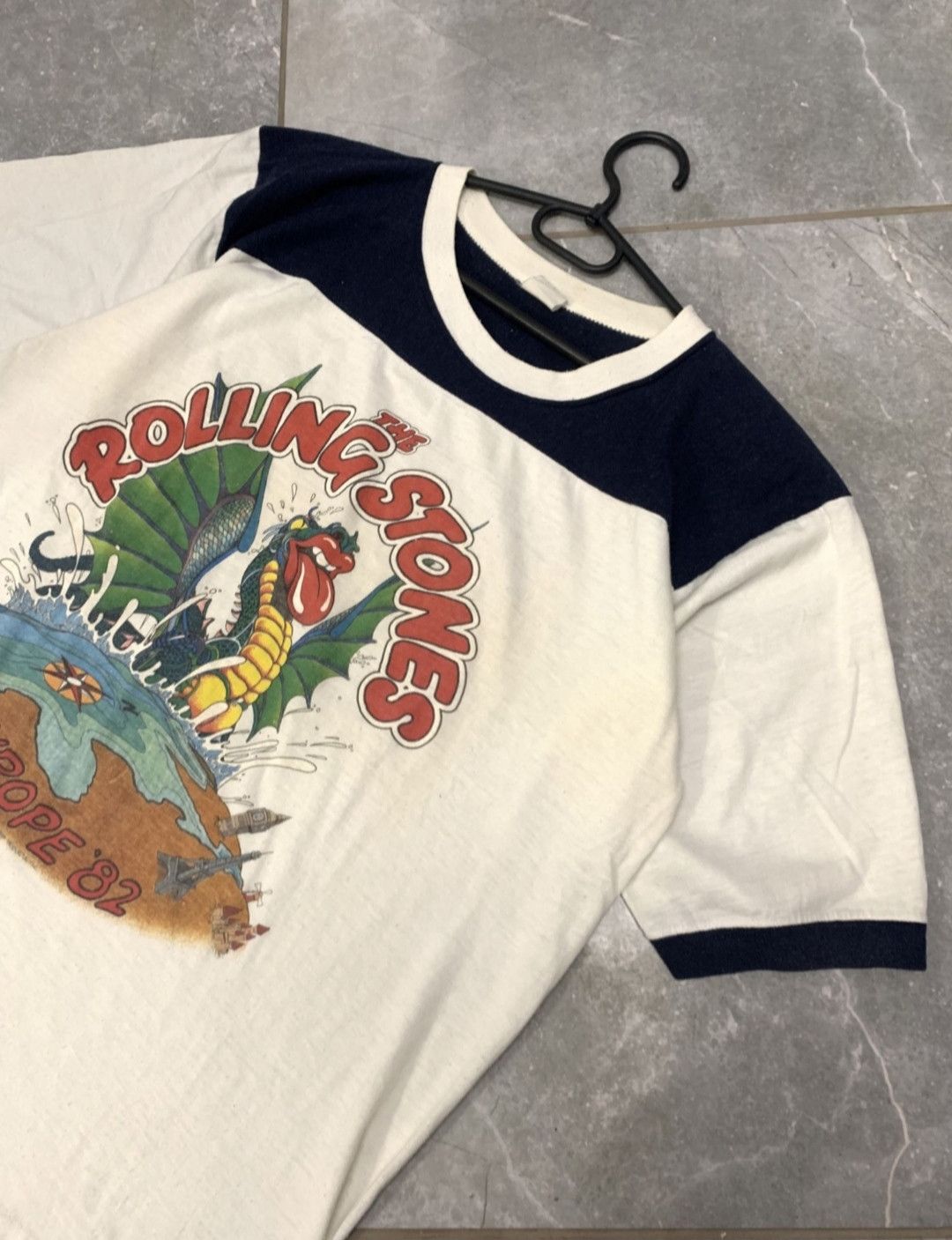 Band Tees Vintage Rolling Stones 82 Tour T-shirt Size US L / EU 52-54 / 3 - 2 Thumbnail