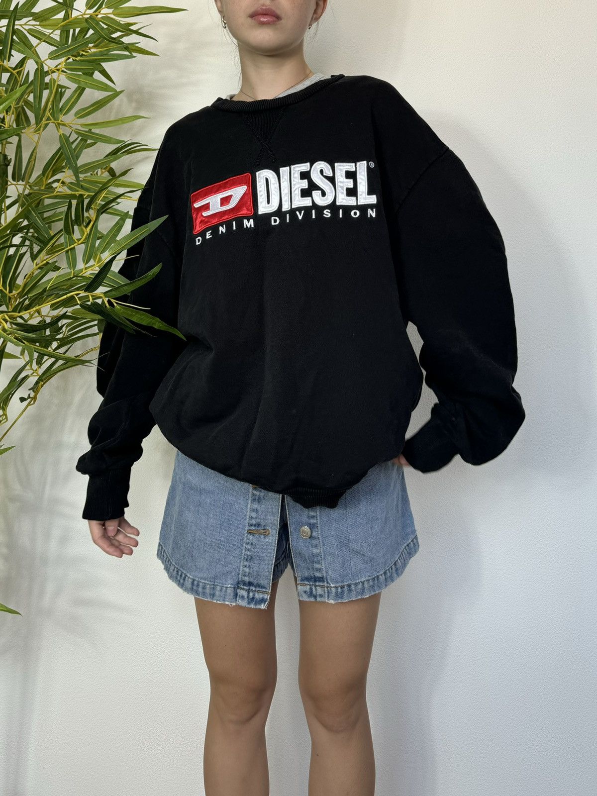 Diesel VINTAGE DIESEL BIG LOGO WMNS SWEATSHIRT Size L / US 10 / IT 46 - 3 Thumbnail