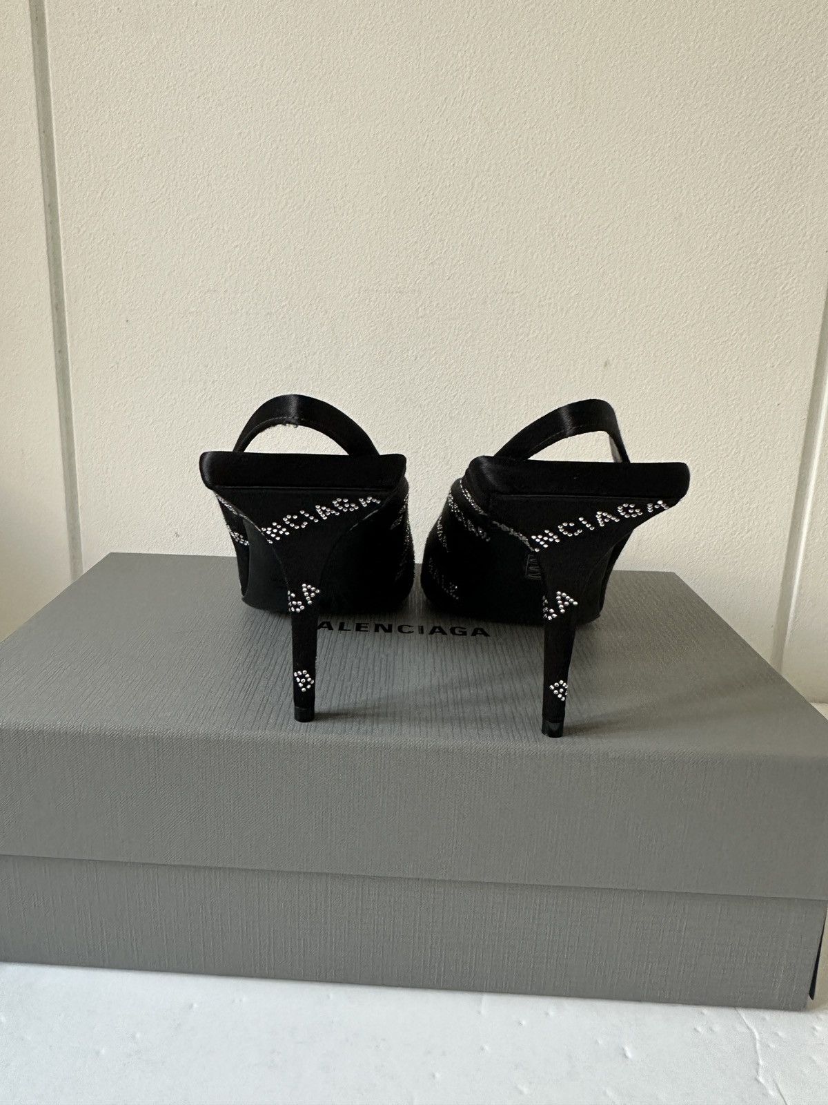 Balenciaga Square knife sling heels Size US 10 / IT 40 - 3 Thumbnail