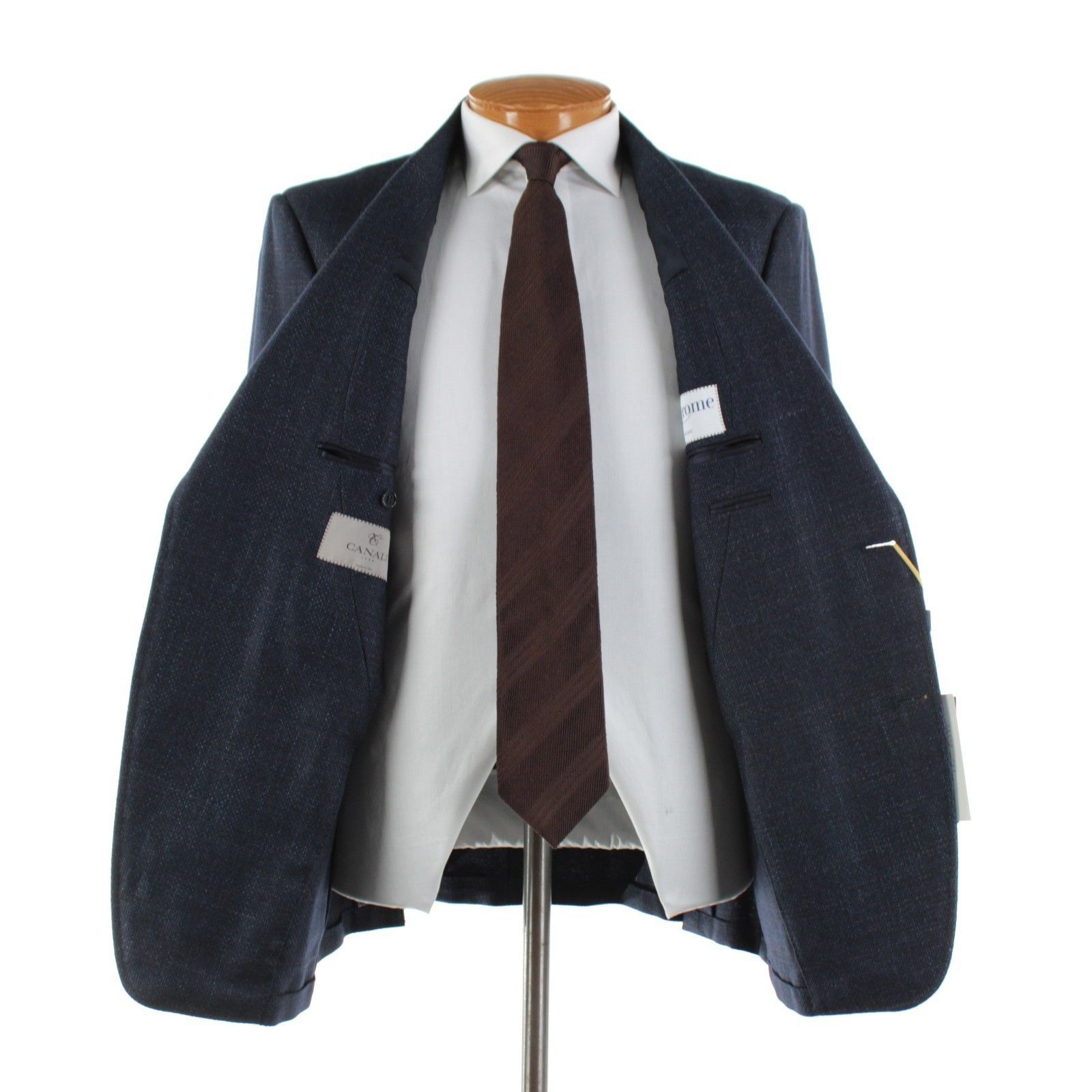 Canali Canali Sport Coat Size 50 Regular US in Blue Size 50R - 6 Thumbnail