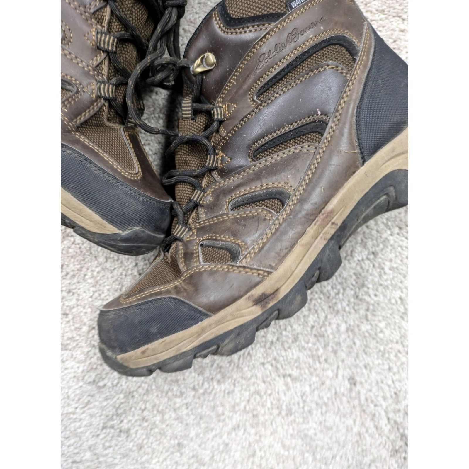 Eddie Bauer Boot Mens Size 10 Brown Fairmont Waterproof 