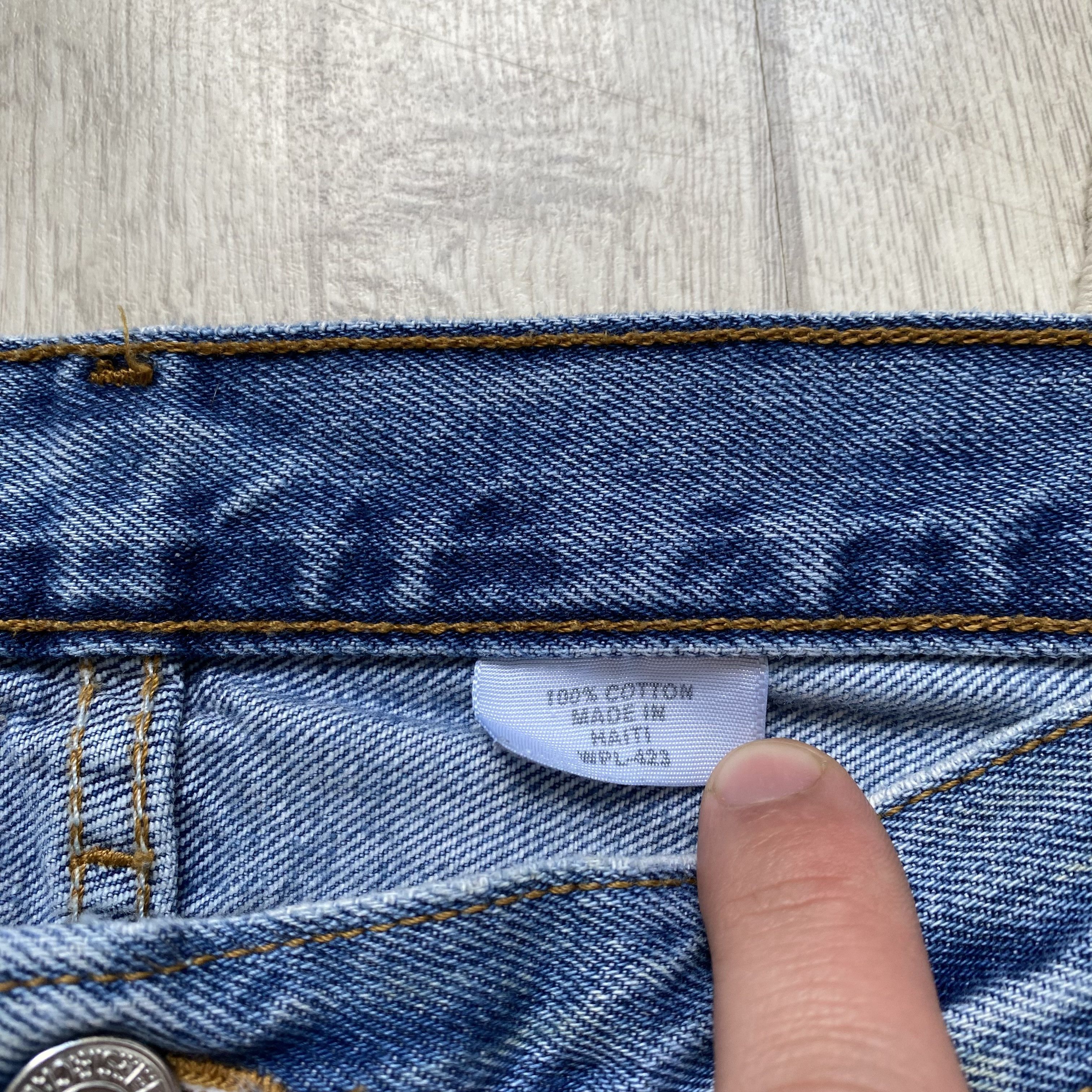 Levi's Vintage Clothing 👖 Vintage 90's Levis 501 jeans Distressed Denim pants Y2K Size US 34 / EU 50 - 10 Thumbnail