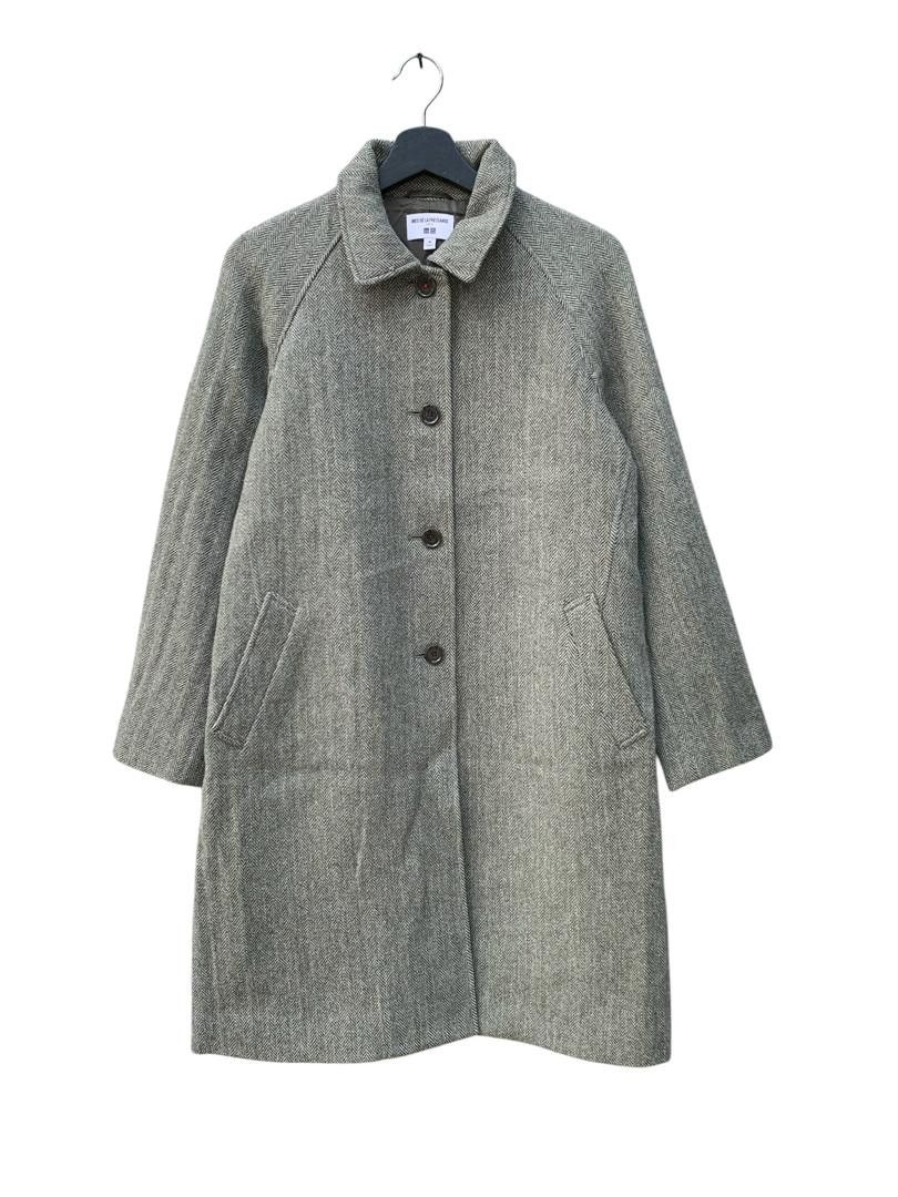 Ines De La Fressange X Uniqlo Wool Trench Coat Jacket