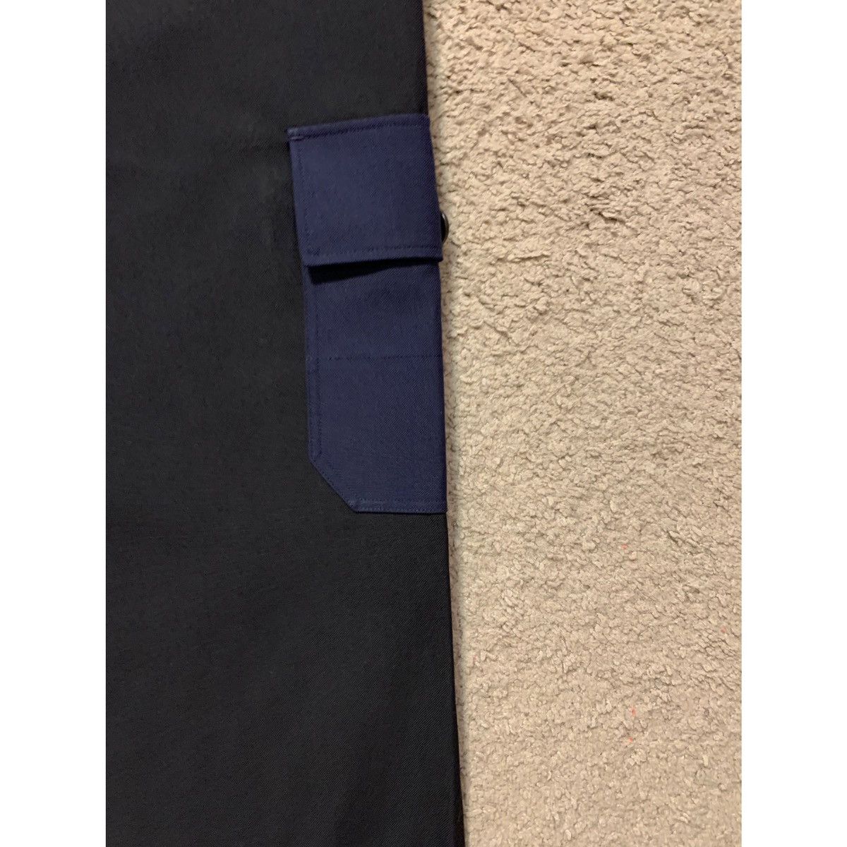 Theory THEORY PROJECT NAVY WIDE LEG CARGO PANTS Size US 32 / EU 48 - 17 Thumbnail