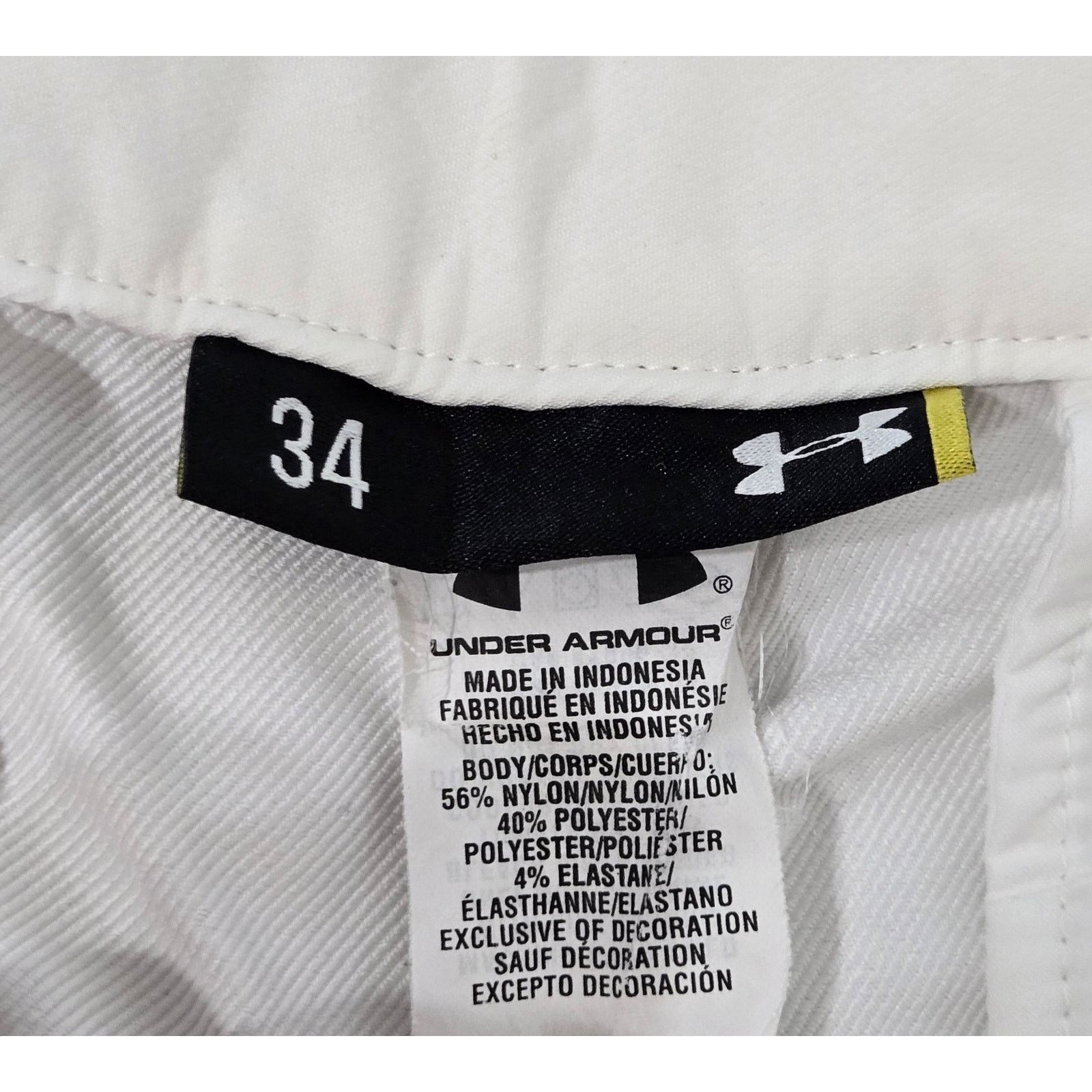 Under Armour Under Armour White Men's Shorts 34 Lightweight Pockets Size US 34 / EU 50 - 3 Thumbnail