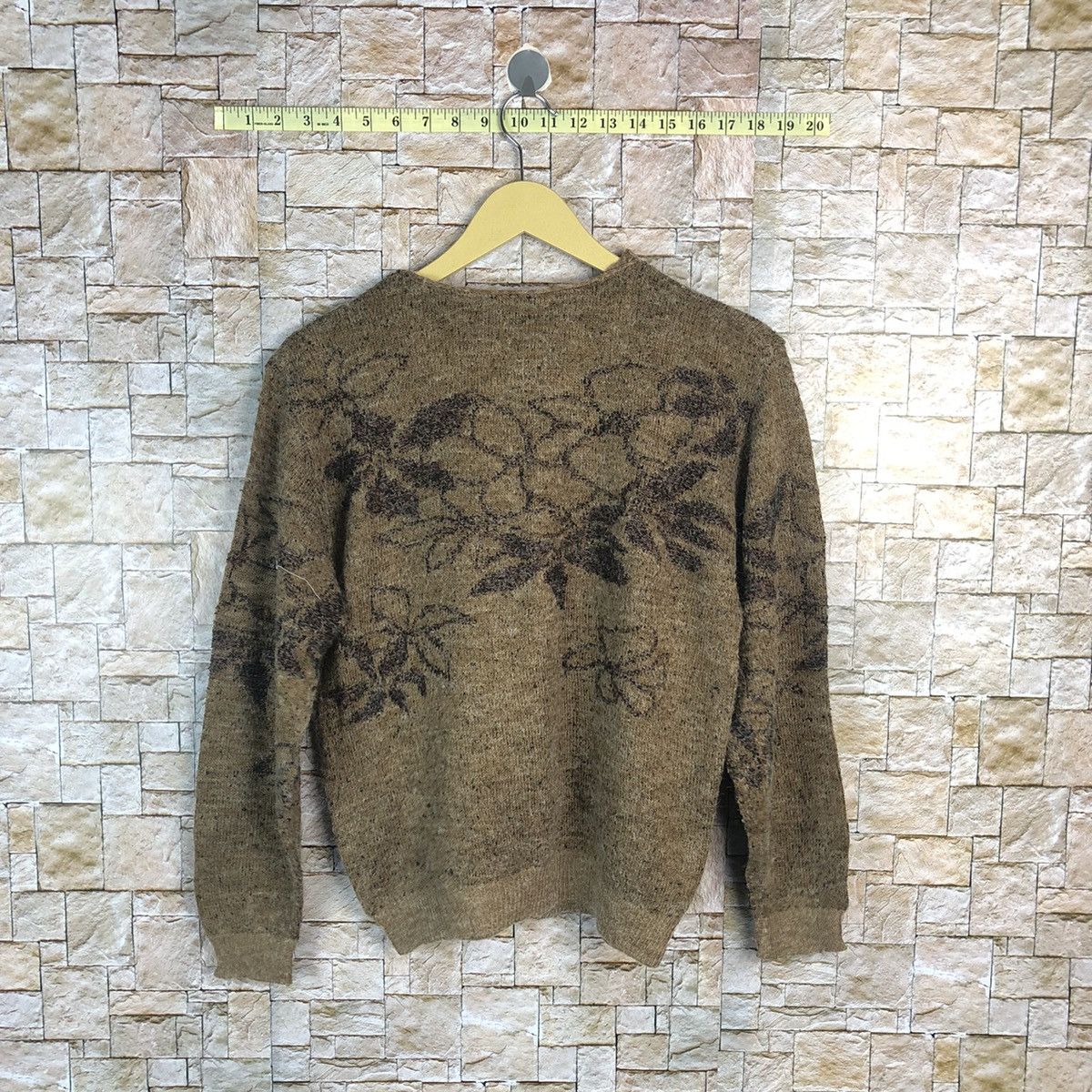 Japanese Brand Velve Brown mohair vintage Cardigan Knitwear #A763 Size S / US 4 / IT 40 - 13 Thumbnail