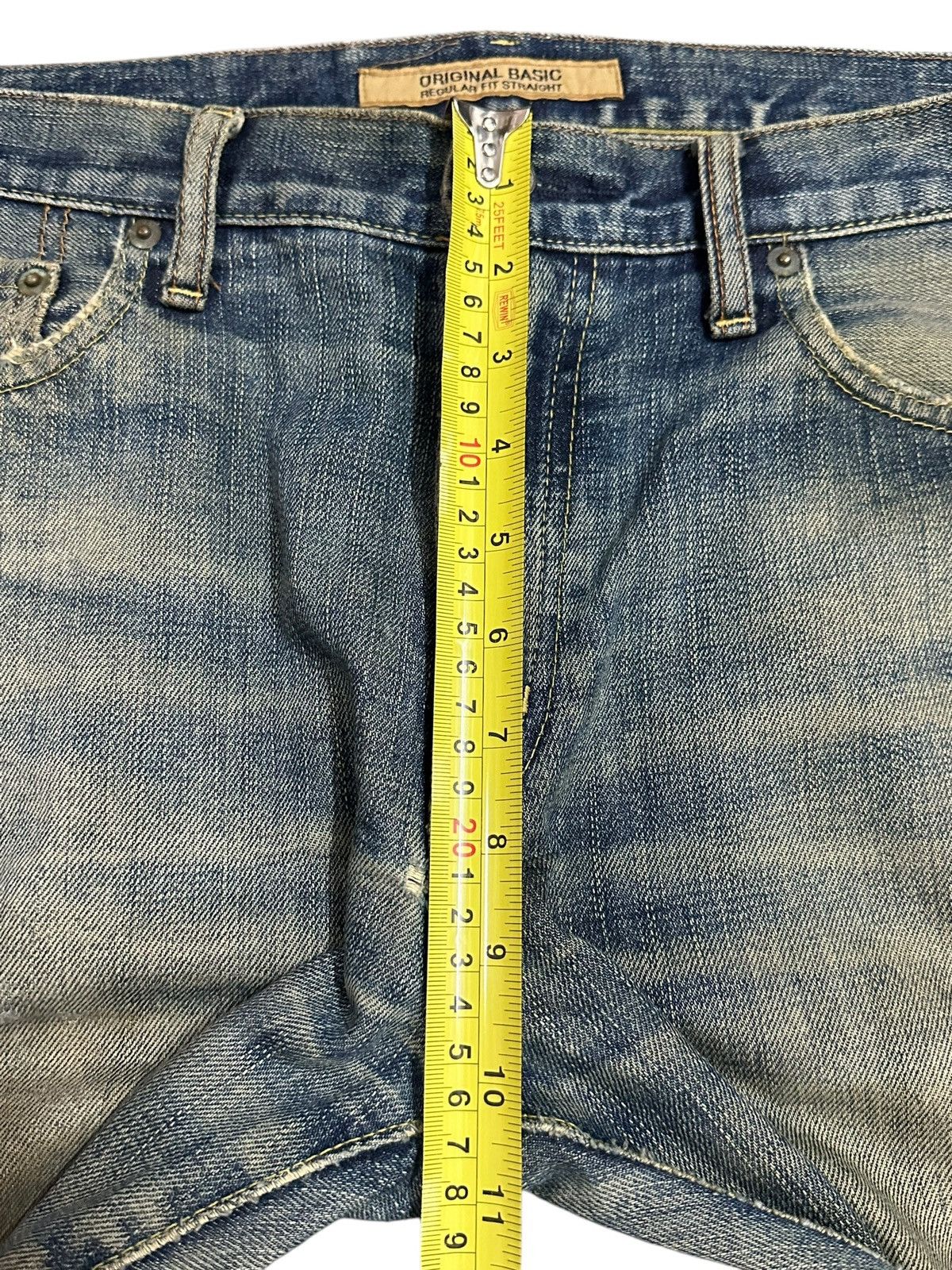 Japanese Brand Vintage Japanese Uniqlo Mud Wash Distressed Baggy Jeans Size US 33 - 15 Thumbnail