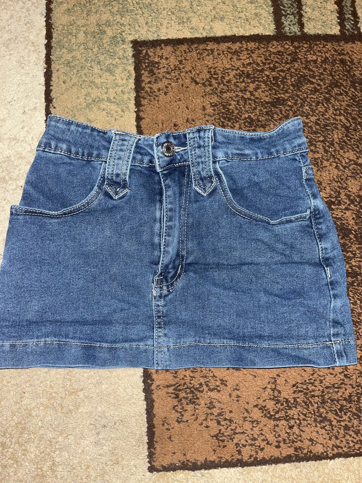 Shein Navy blue mini skirt Size 26" / US 2 / IT 38 - 1 Thumbnail