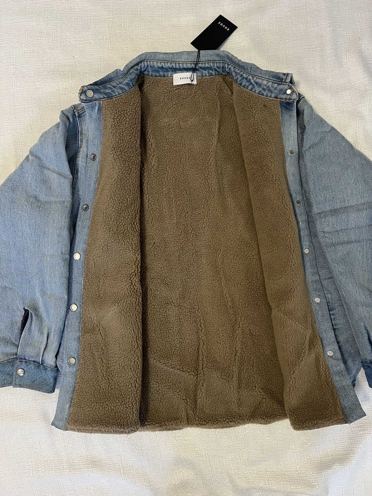Rhude Rhude Denim Jacket Size US L / EU 52-54 / 3 - 4 Thumbnail