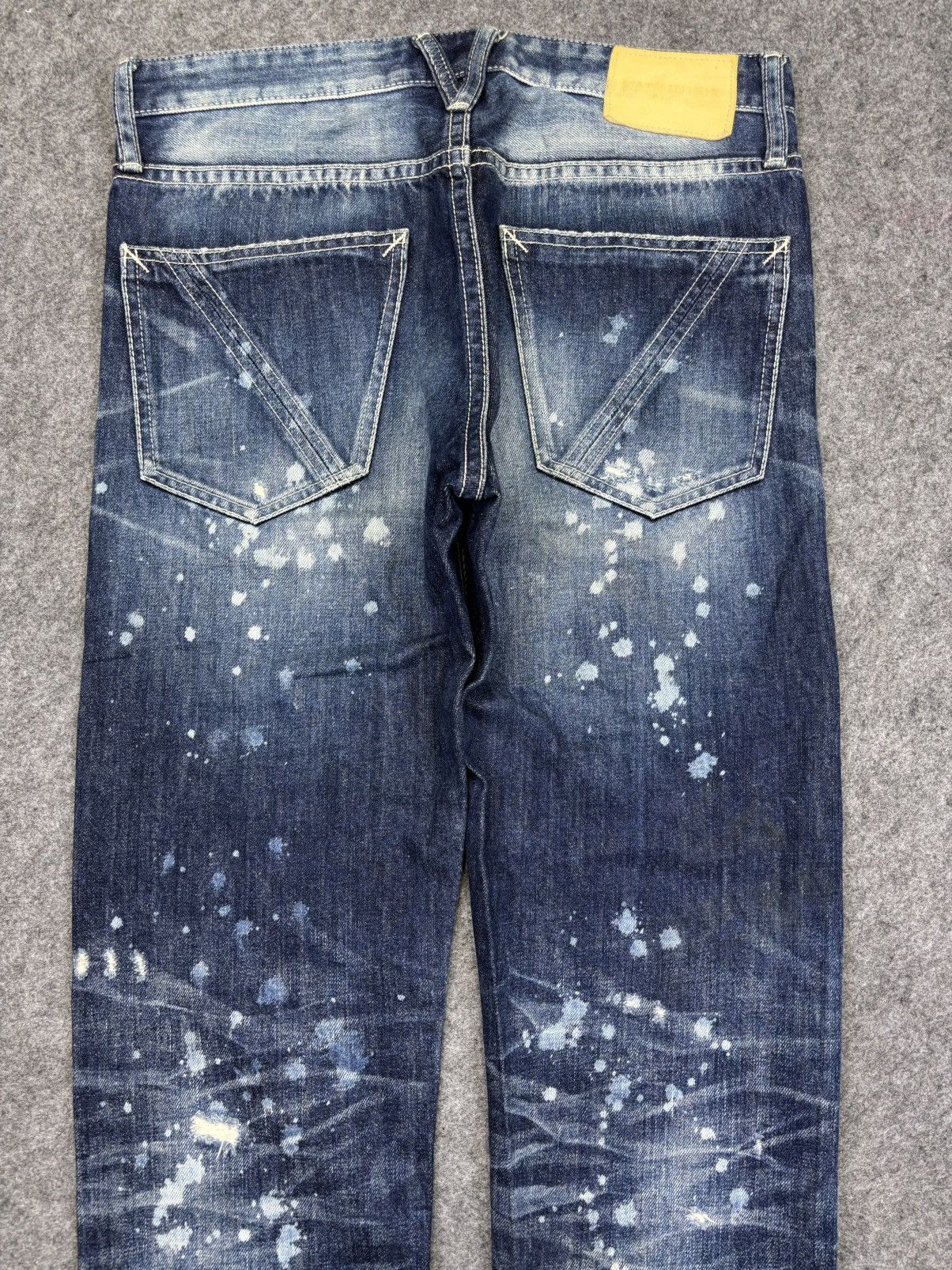 💥Insane Style💥Vanquish Paint Spltter Distressed Denim F707