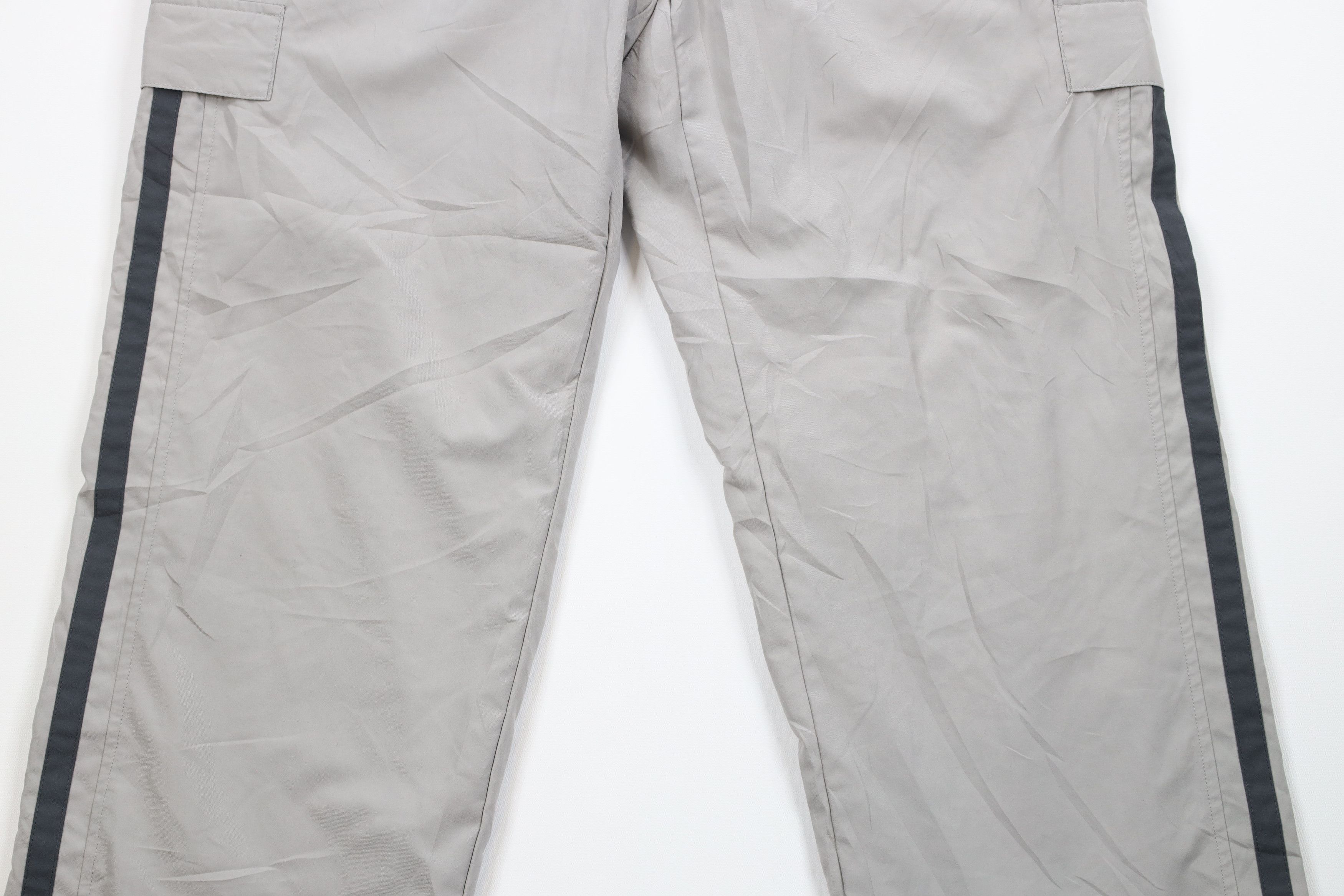 Nike × Vintage Vintage Nike Scott Mini Swoosh Striped Wide Leg Cargo Pants Size US 40 / EU 56 - 3 Thumbnail
