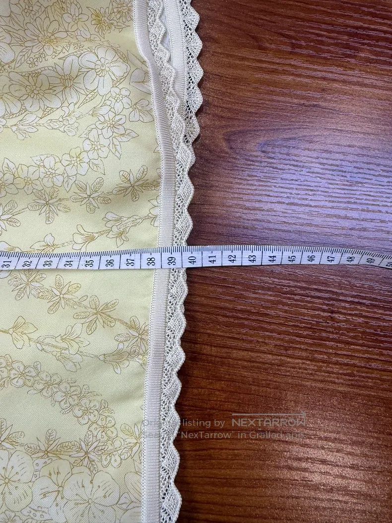 Hermes Hermes Silk Lace Camisole, Beige with Yellow Floral Print Size XS / US 0-2 / IT 36-38 - 5 Thumbnail