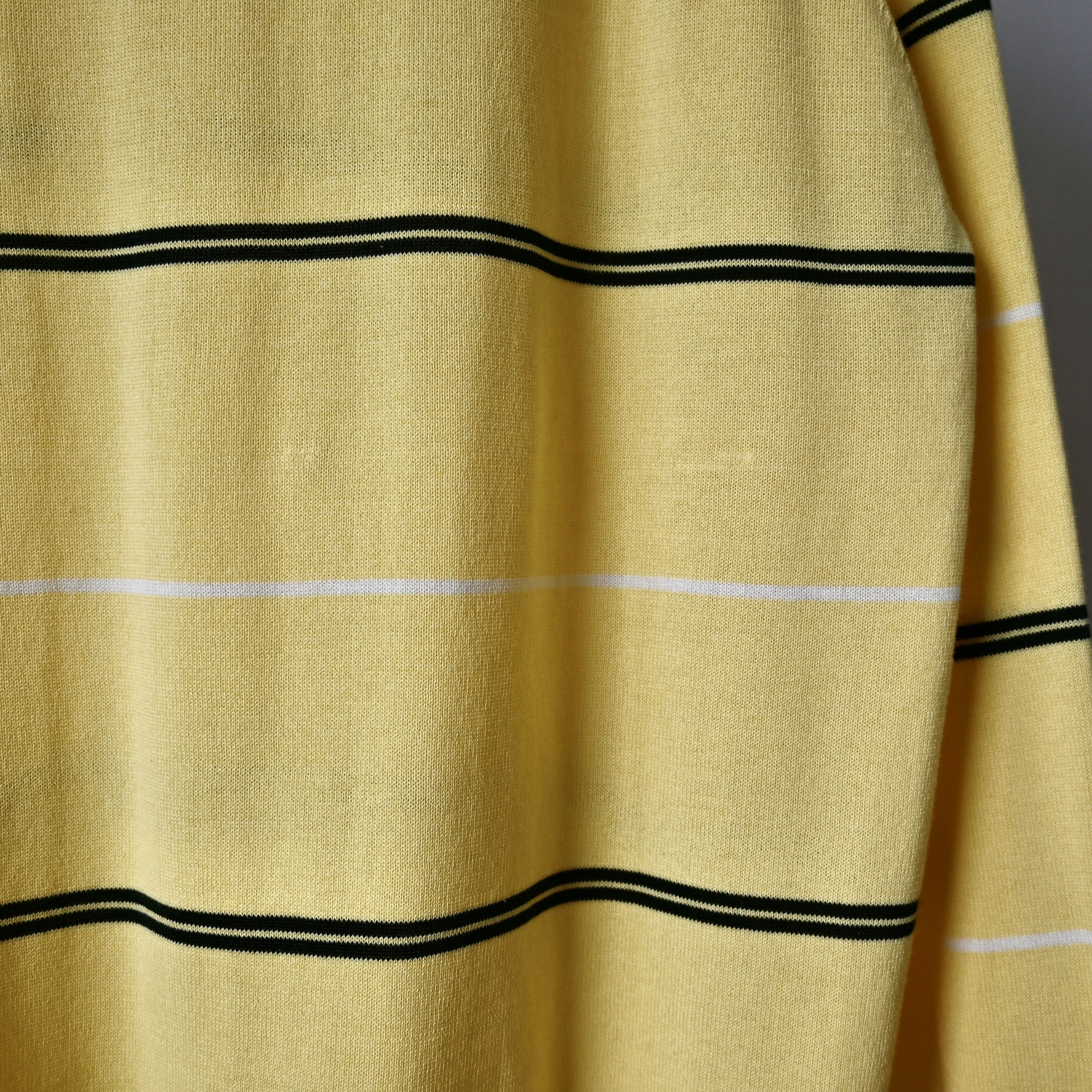 Beams Plus UNUSED, BEAMS Plus striped cotton knit polo Size US L / EU 52-54 / 3 - 7 Thumbnail