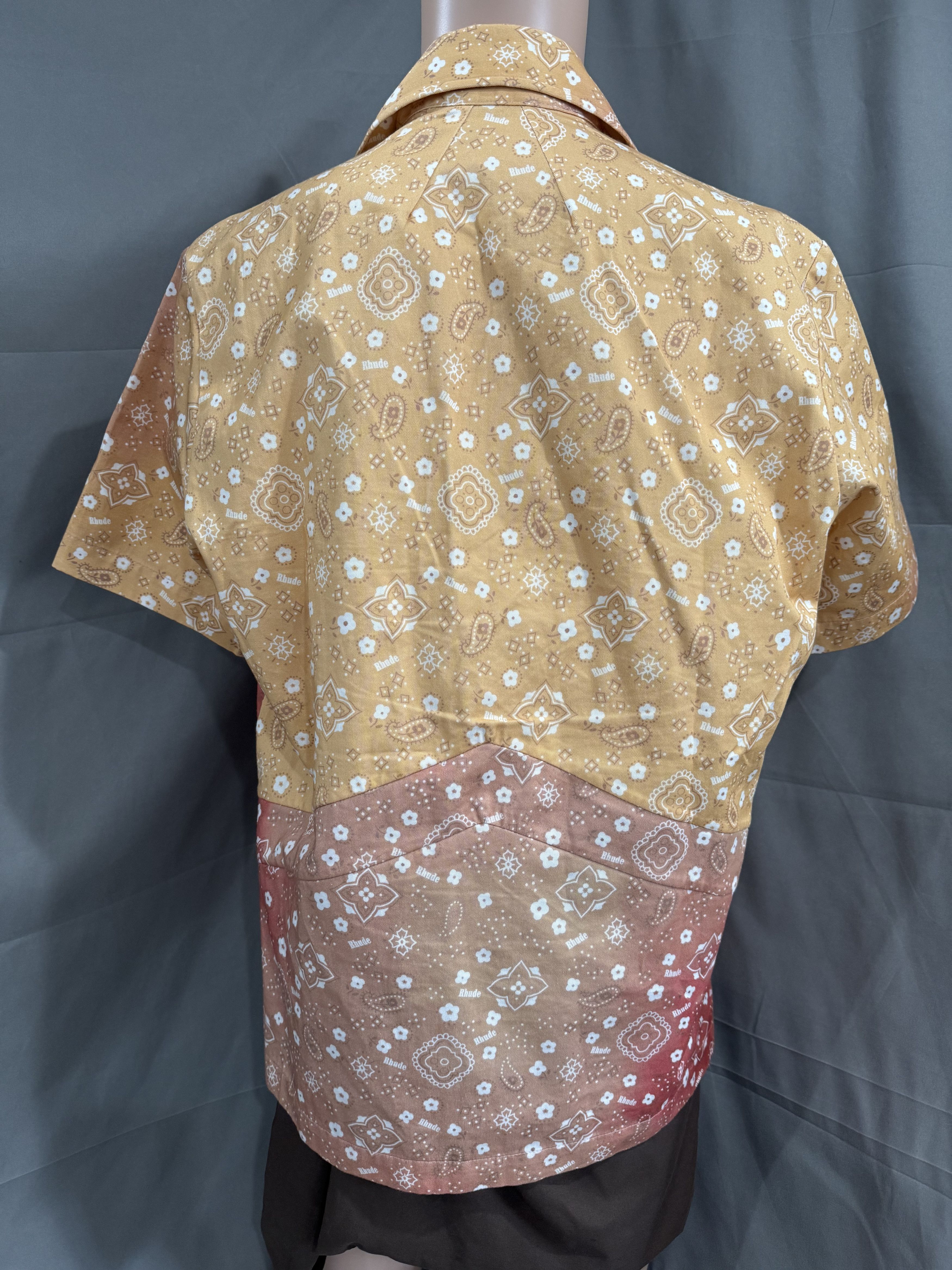 Rhude Rhude Bandana Paisley Button Up Shirt Size Small Size US S / EU 44-46 / 1 - 8 Thumbnail