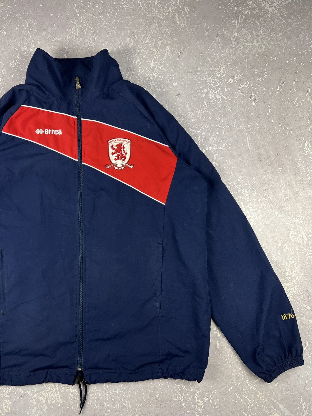 Errea Vintage Y2K Errea Middlesbrough Track Top Windbreaker Jacket Size US XXL / EU 58 / 5 - 2 Thumbnail