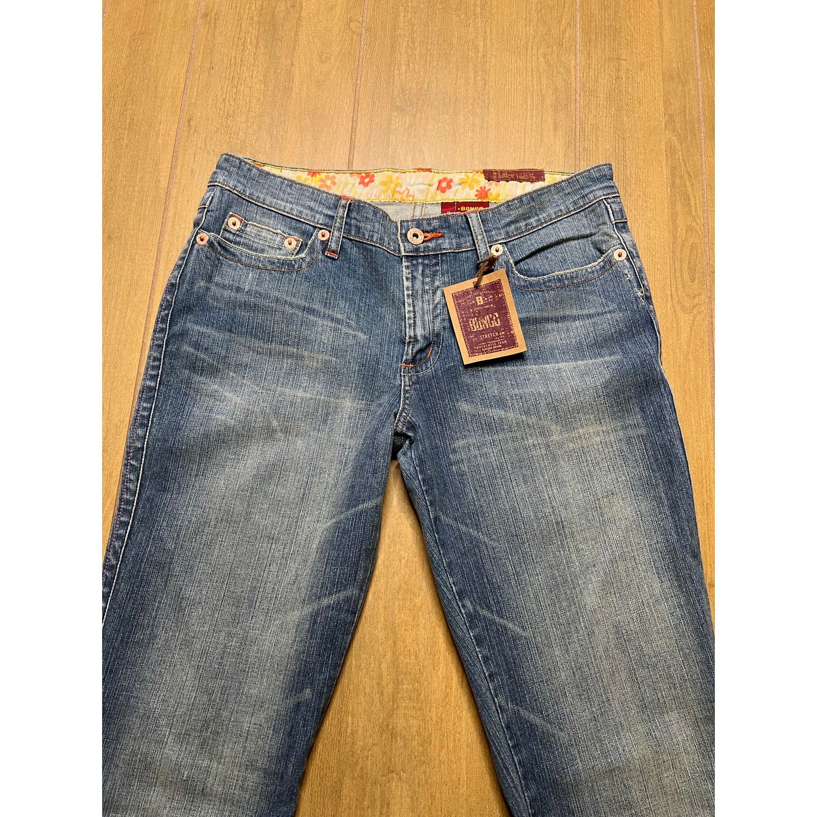 Vintage Vintage Bongo Flare Jeans Womens Size 11 Y2K Low Rise Size 31" - 4 Thumbnail