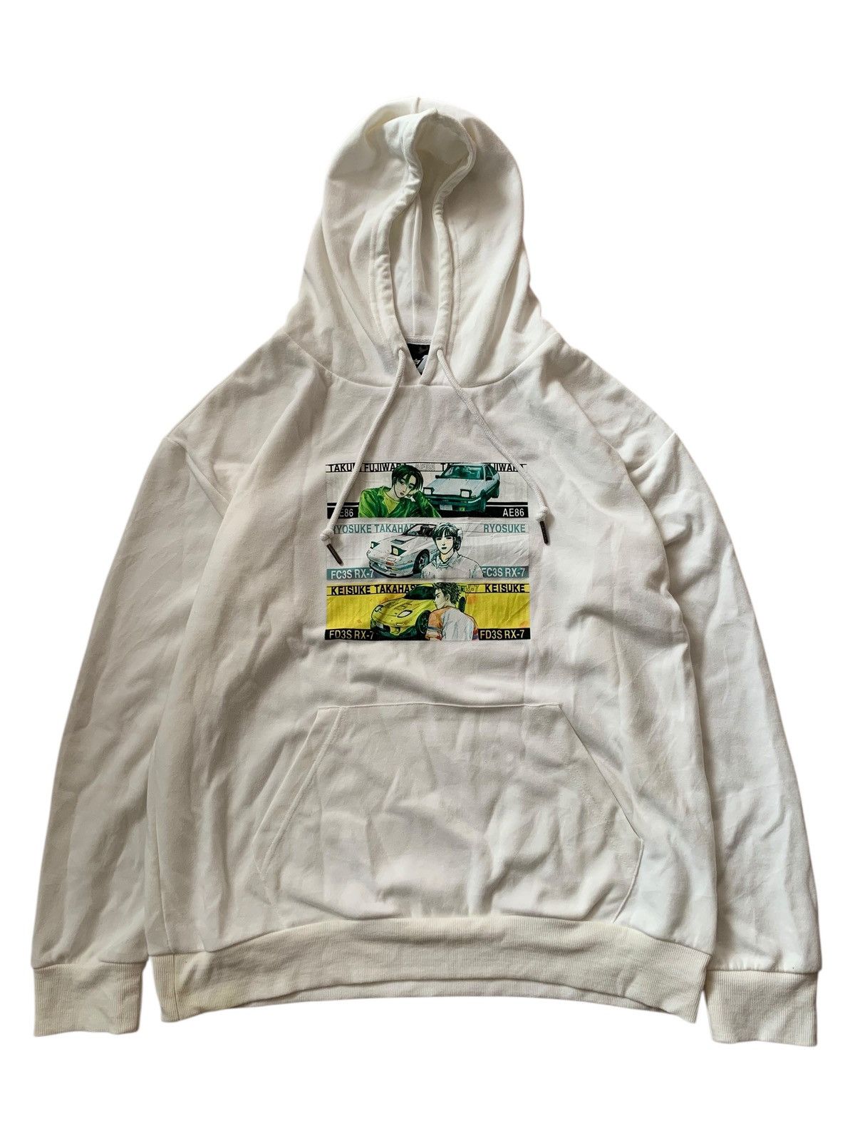 Anime 🔥INITIAL D KONDASHA PULLOVER HOODIE Size US L / EU 52-54 / 3 - 1 Thumbnail