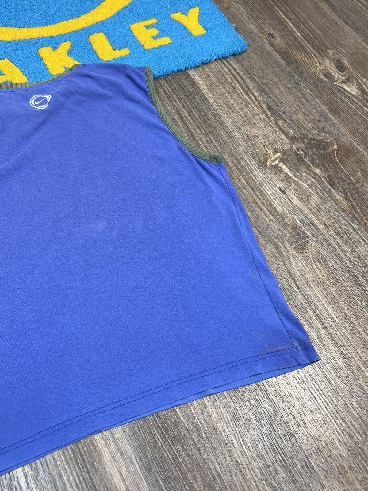 Nike Vintage 2004 Nike Brazil Center Logo blue sleeves jersey Size US L / EU 52-54 / 3 - 6 Thumbnail