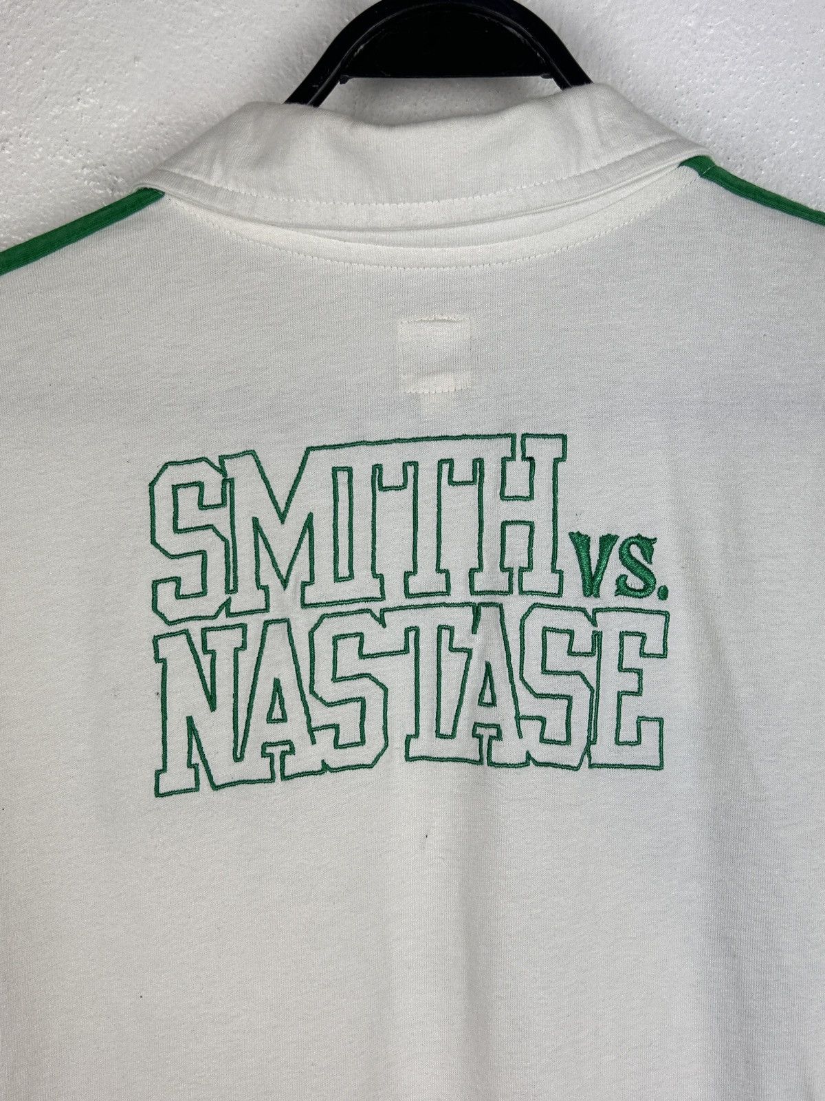 Adidas Vintage Adidas Stan Smith vs Nastase Embroidery Polo Size US S / EU 44-46 / 1 - 8 Thumbnail