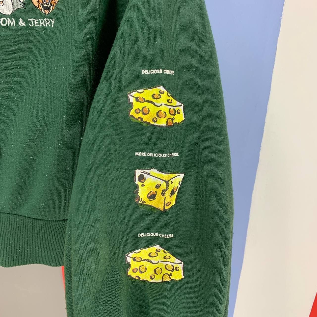 Cartoon Network TOM & JERRY Crop Hoodie Pullover #2413-13x Size S / US 4 / IT 40 - 4 Thumbnail