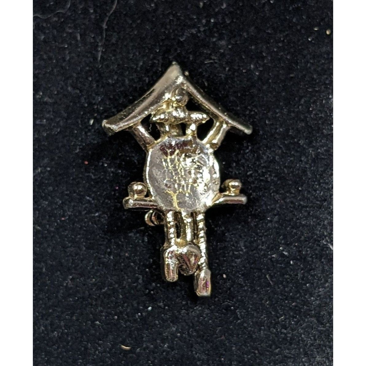 Other Vintage Cuckoo Clock Silver Tone Brooch (Missing Piece) Size ONE SIZE - 3 Thumbnail