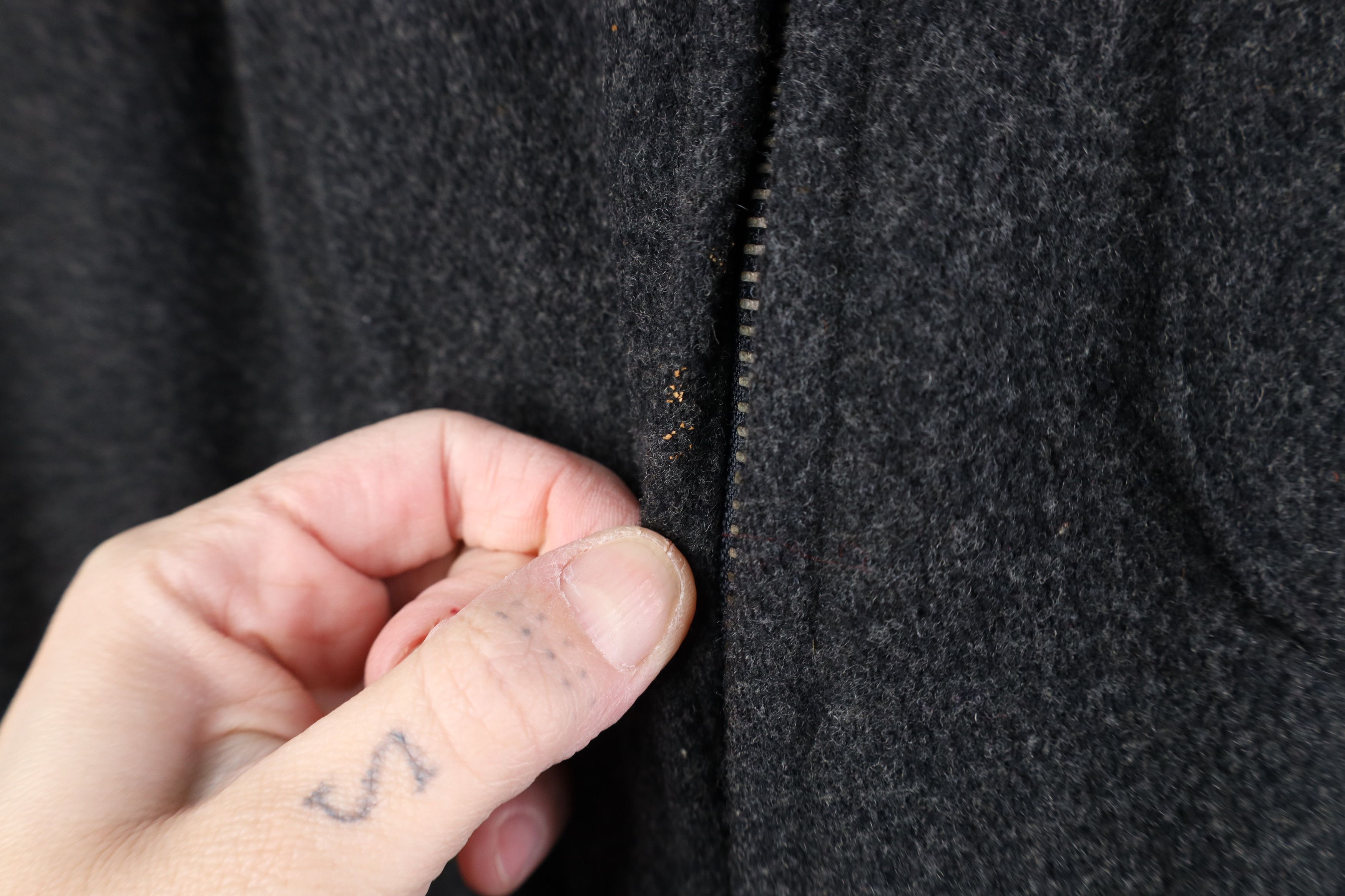 Abercrombie & Fitch Vintage 90s Y2K Abercrombie & Fitch Wool Bomber Jacket Gray Size US L / EU 52-54 / 3 - 5 Thumbnail
