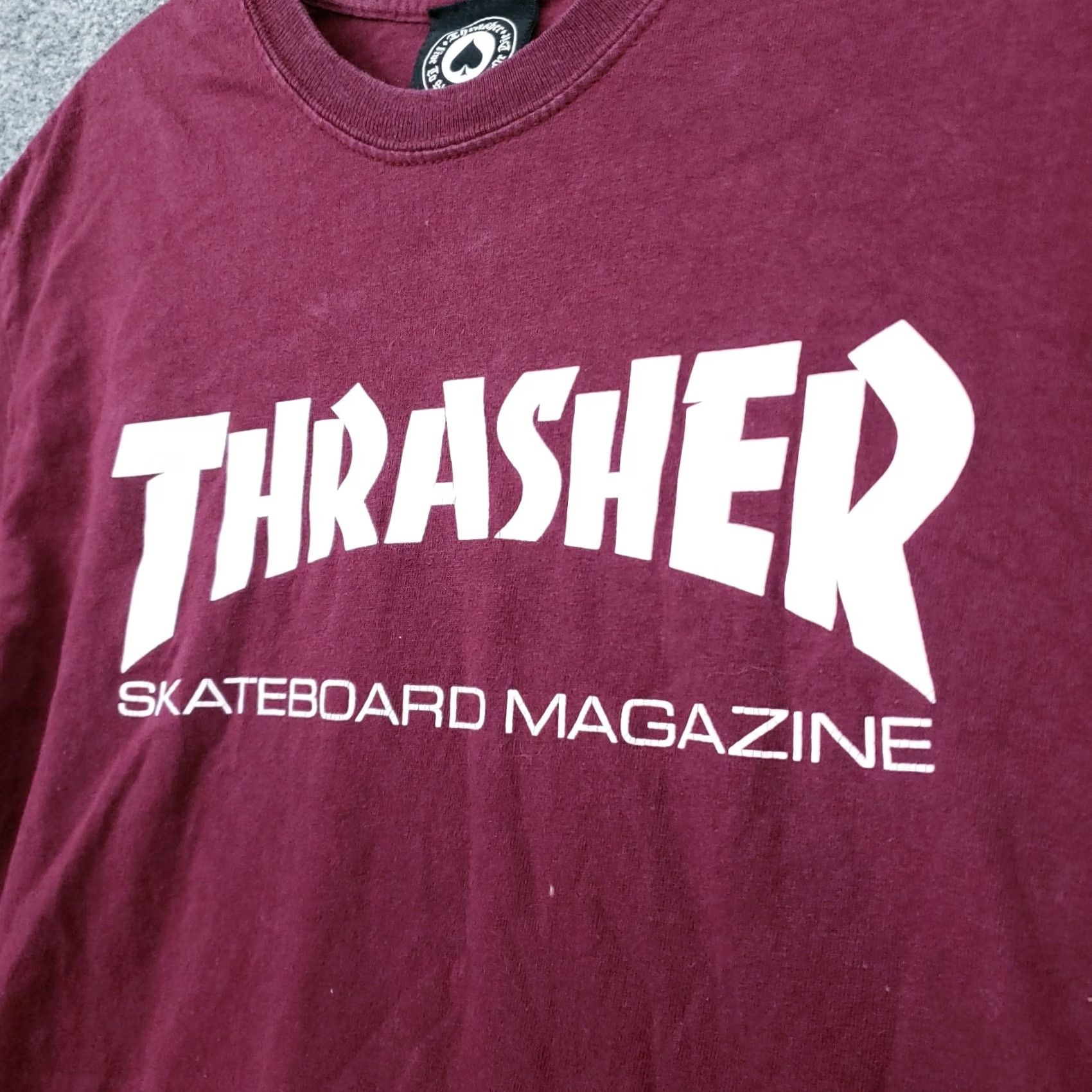 Thrasher Trasher T-Shirt Mens M Red Cotton Short Sleeve Logo Skateboard Size US M / EU 48-50 / 2 - 6 Thumbnail