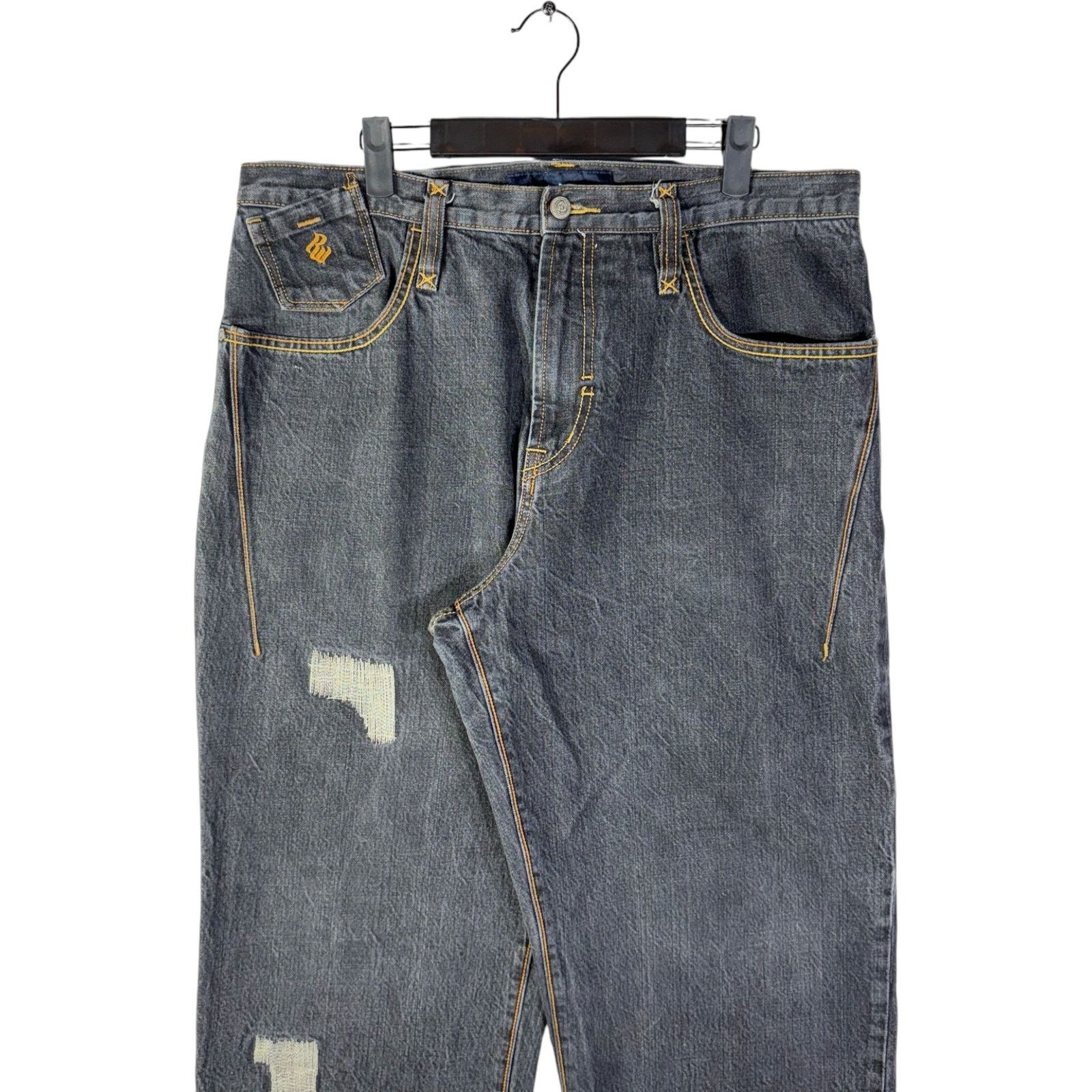 Rocawear Y2K Rocawear Wide Leg Denim Jeans 36x30 Size US 36 / EU 52 - 2 Thumbnail