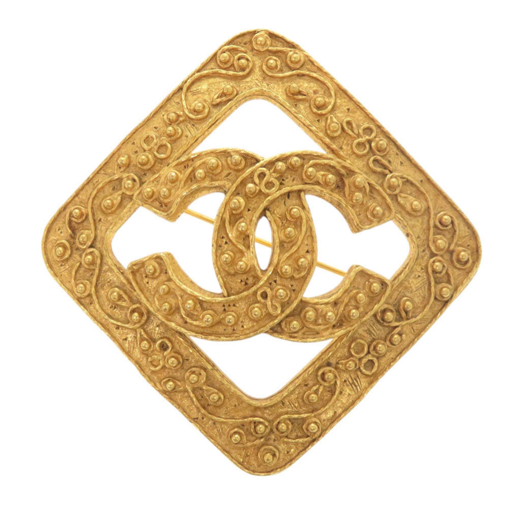 Chanel Chanel Coco Mark GP Gold Brooch 0159 CHANEL Size ONE SIZE - 1 Thumbnail