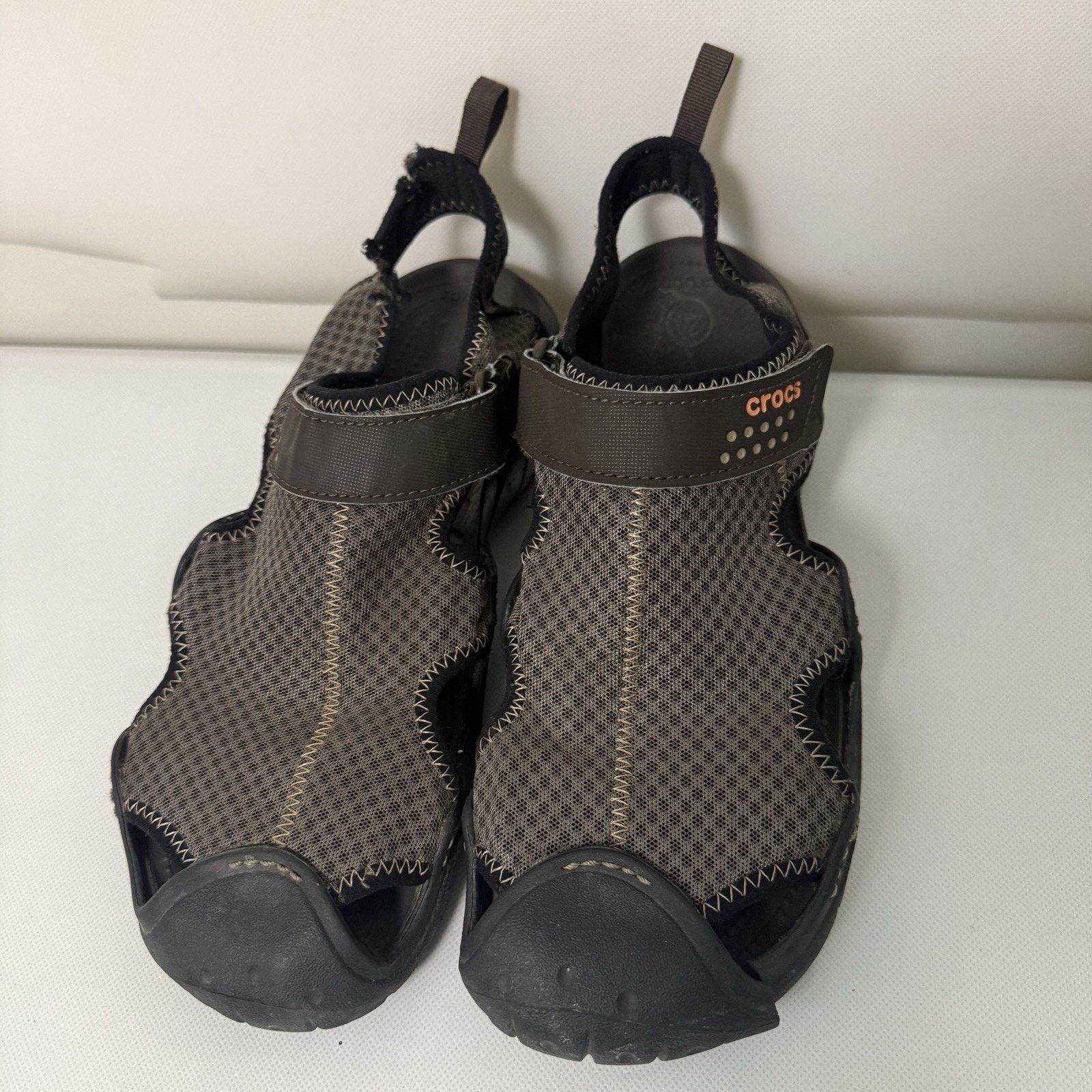 Crocs Crocs Fishermen Swiftwater Sandals Mesh Shoes Hiking Flawed Size US 11 / EU 44 - 2 Thumbnail