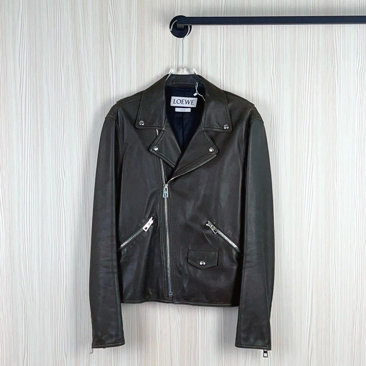 Loewe luxe leather biker jacket by loewe Size US L / EU 52-54 / 3 - 1 Thumbnail