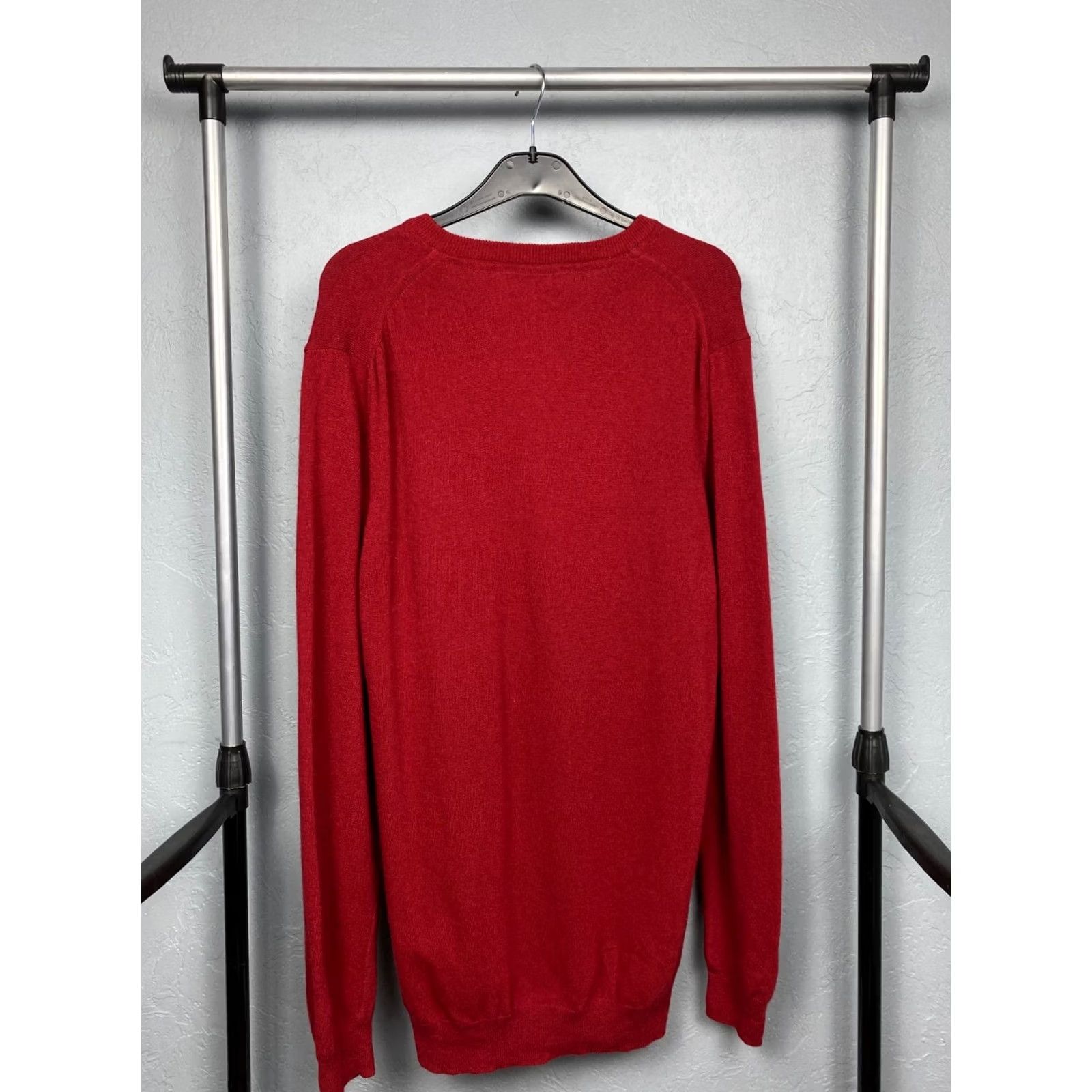 Barbour Barbour V-Neck Mens Wool Knit Sweater XL Red Pullover Modern Vintage Barbour V-Neck Mens Wool Knit Sweater XL Red Pullover 90s Size US XL / EU 56 / 4 - 7 Thumbnail
