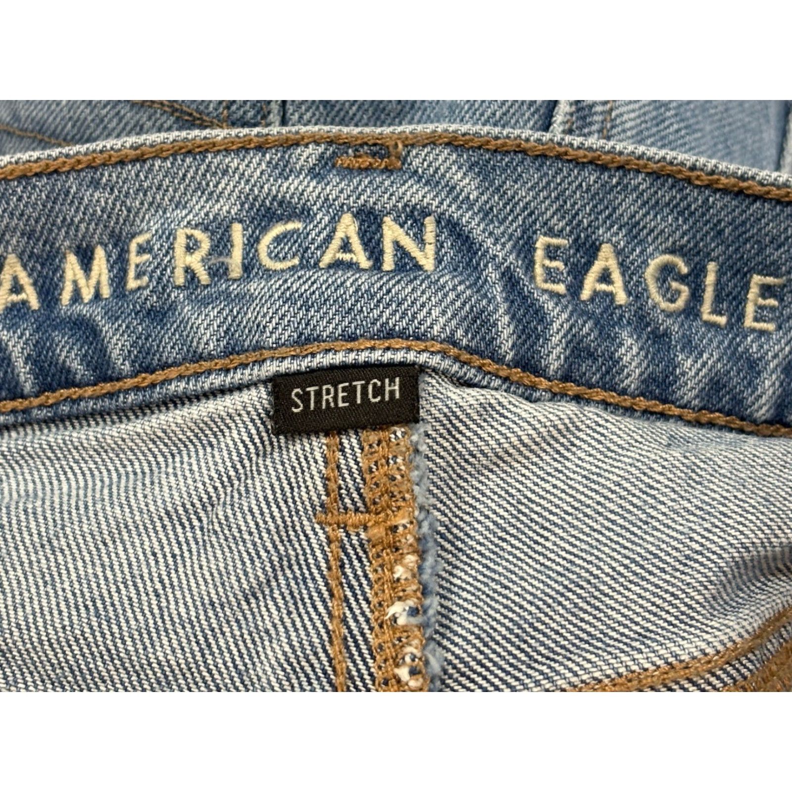 American Eagle Outfitters American Eagle 90s Bootcut Jeans Sz 2 Short Women’s Y2K Front Slit Stretch Size 26" / US 2 / IT 38 - 6 Thumbnail