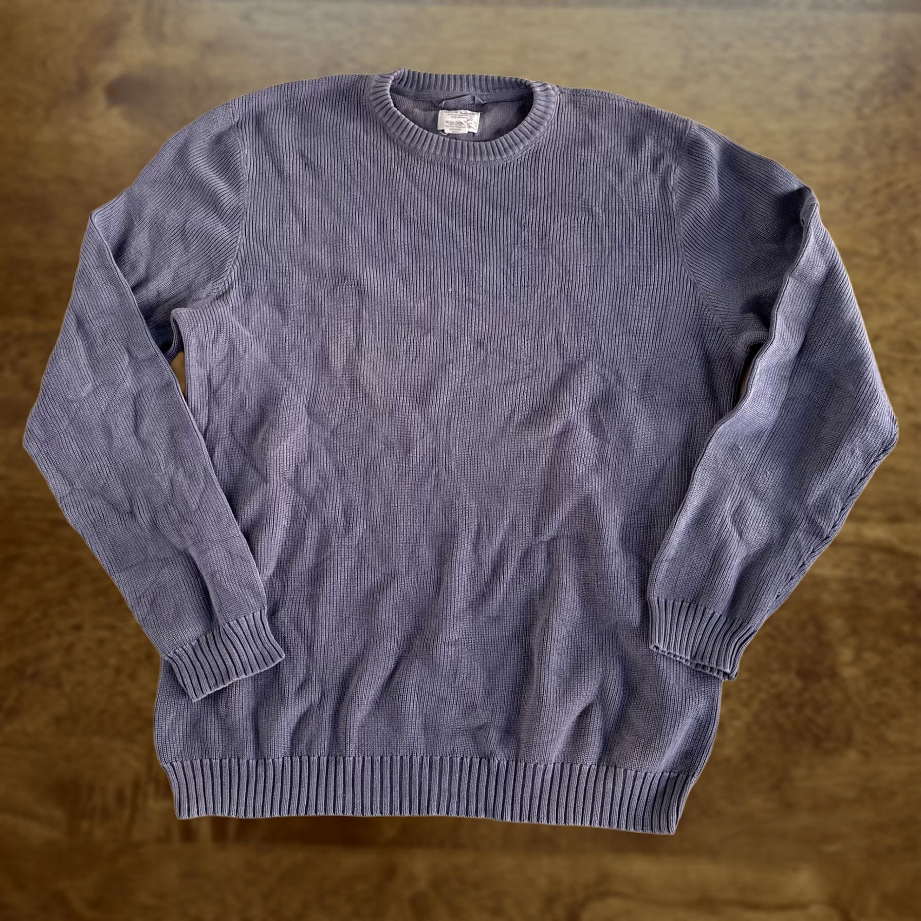 Eddie Bauer Eddie Bauer Sweater Mens 2XLT Purple Tight-Knit Crewneck Cotton Pullover Casual Pullover Knit Crew Neck Big & Tall Mens 2XLT Purple Cotton Sweater Size US XXL / EU 58 / 5 - 1 Thumbnail