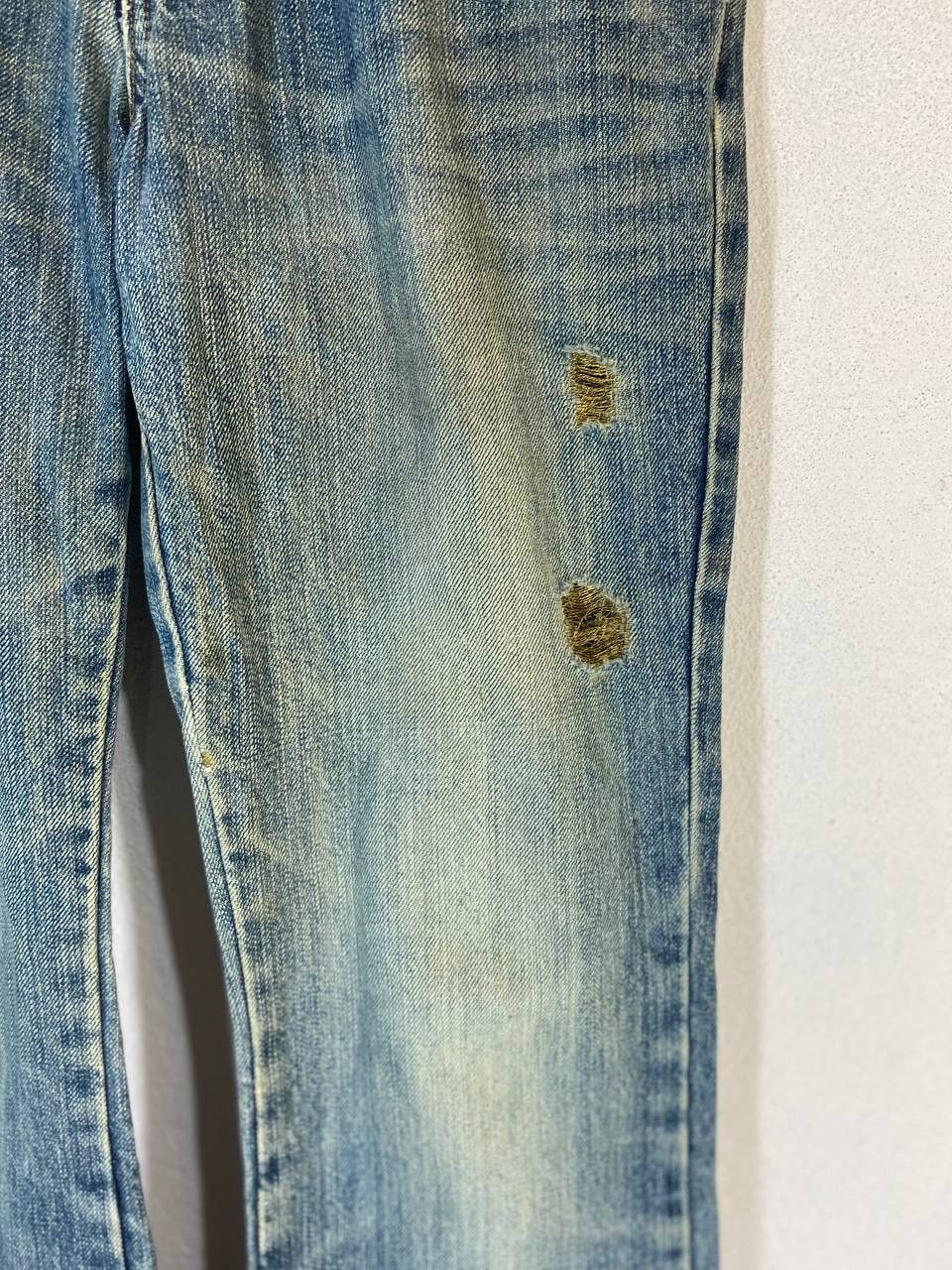 Vivienne Tam vivienne tam gold thread bootcut flare distressed denim Size 32" / US 10 / IT 46 - 9 Thumbnail