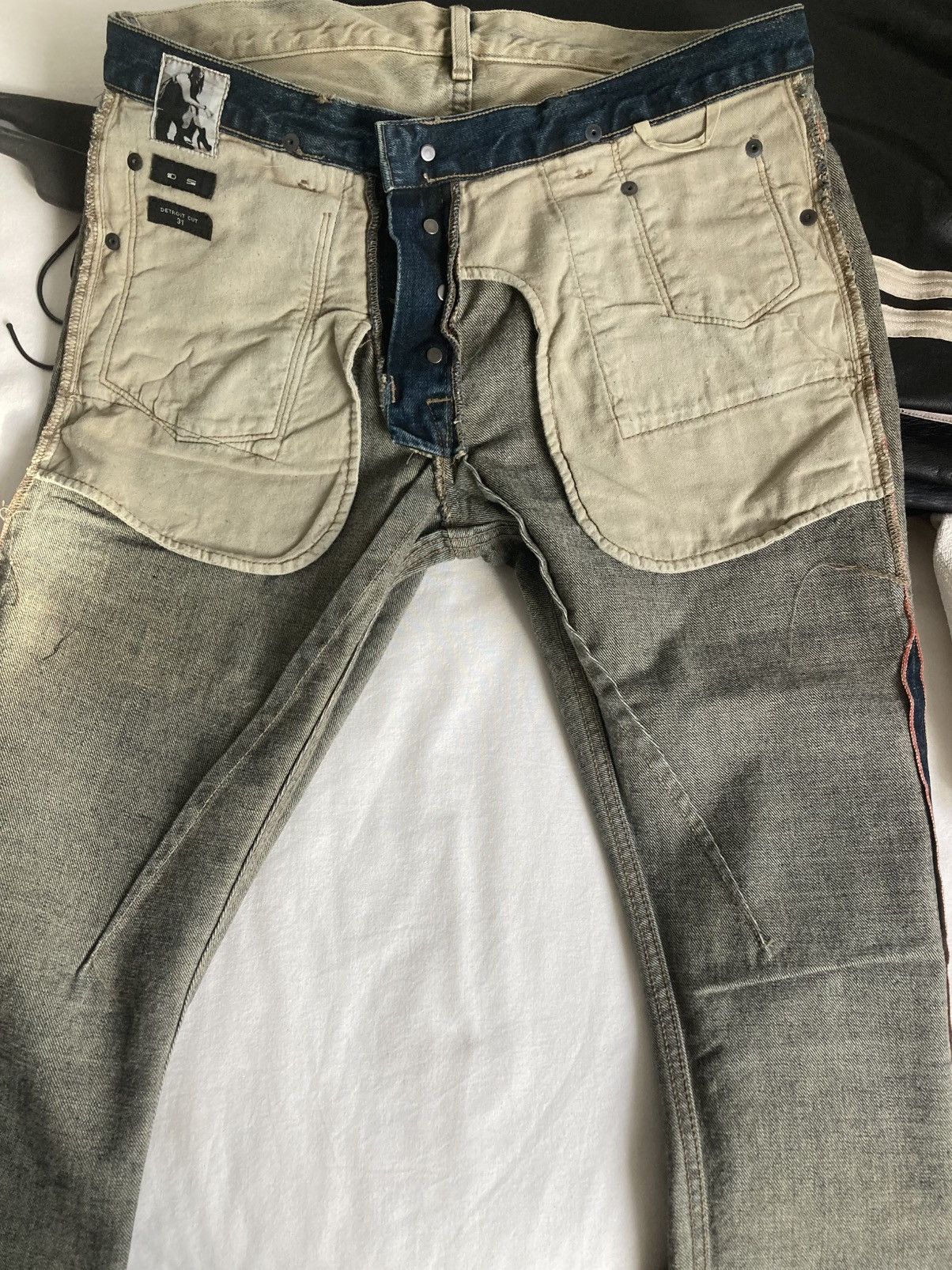 Rick Owens Drkshdw NEVER WORN / Rick Owens DETROIT CUT Denim Size US 31 - 6 Thumbnail
