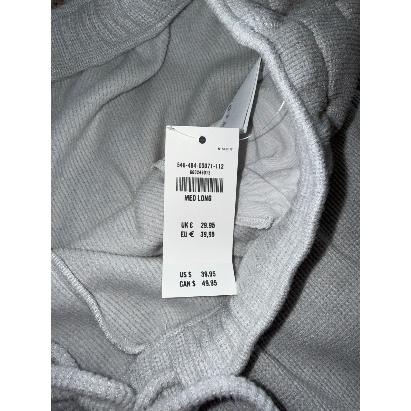 Hollister Hollister Gilly Hicks Cozy Waffle Jogger - Light Gray M Long Size 28" / US 6 / IT 42 - 3 Thumbnail