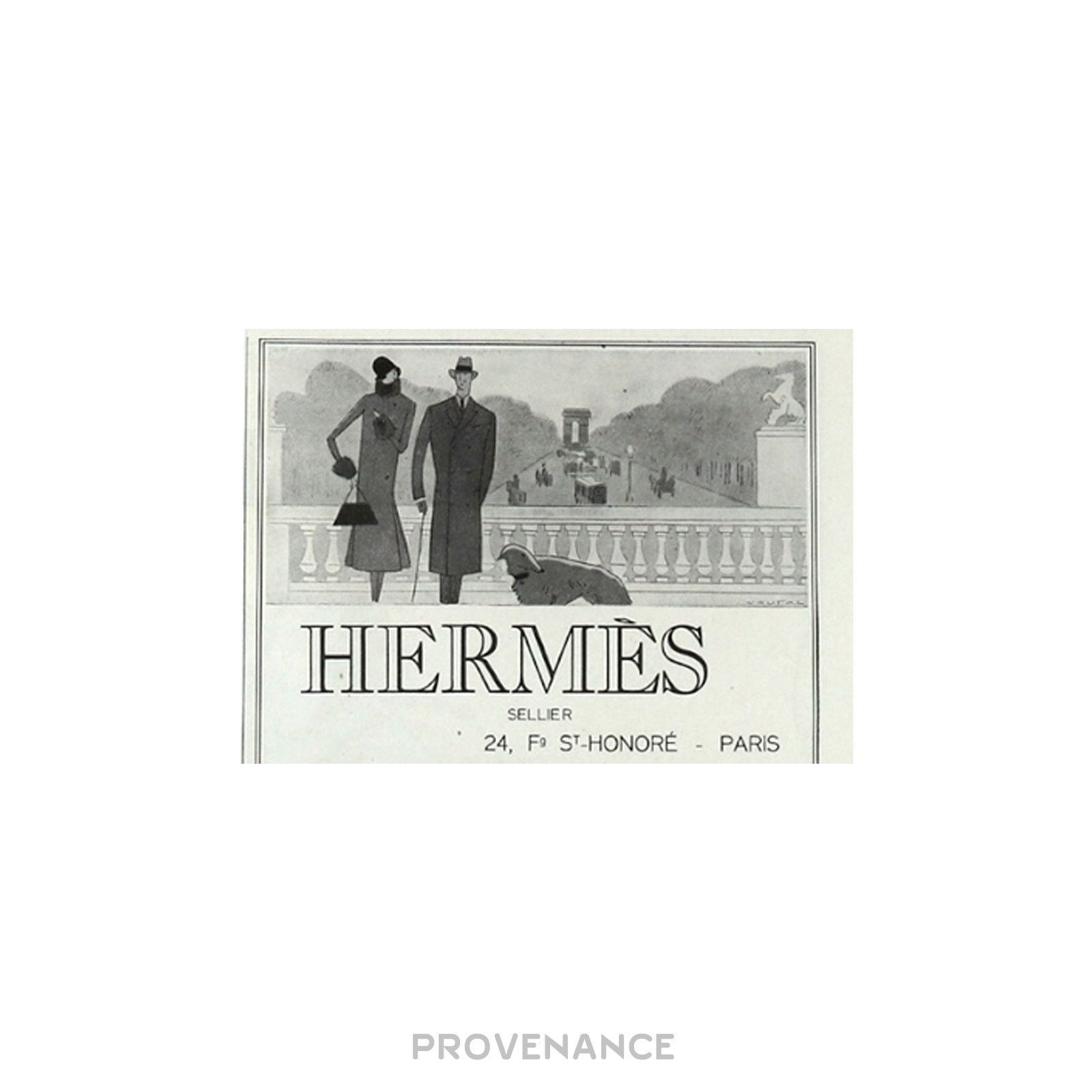 Hermes 🔴 Hermes Antique Vintage Newsprint Ad - HERMÈS SELLIER V Size ONE SIZE - 6 Thumbnail