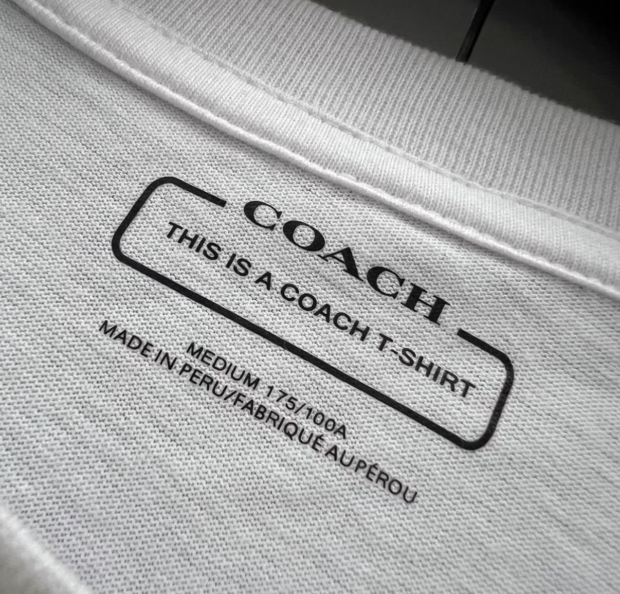 Coach Coach white logo printed short sleeve J41 Size US M / EU 48-50 / 2 - 4 Thumbnail