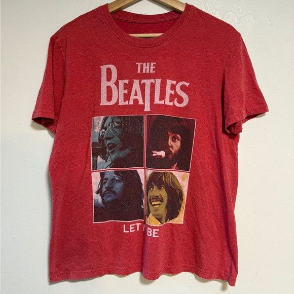 Other The Beatles “Let It Be” Red Graphic Band T-Shirt Size M Size US M / EU 48-50 / 2 - 2 Thumbnail