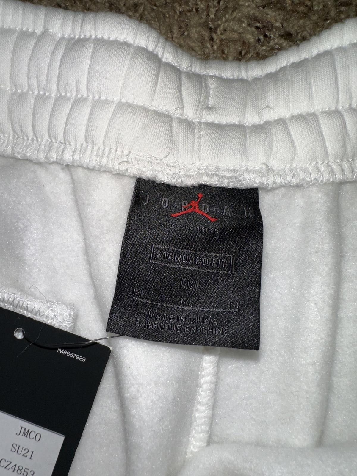 Nike Air Jordan DJ Khaled We The Best White Sweatpants UNRELEASED Size US 32 / EU 48 - 8 Thumbnail