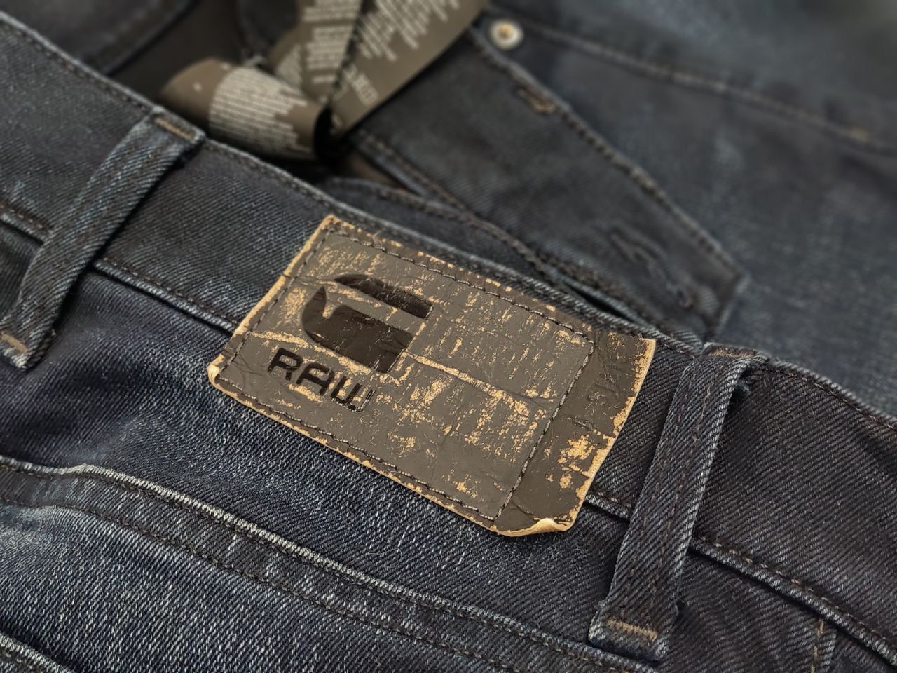 G-Star G Star Raw revend skinny Dakr Blue Gaded denim Jeans Size US 31 - 9 Thumbnail
